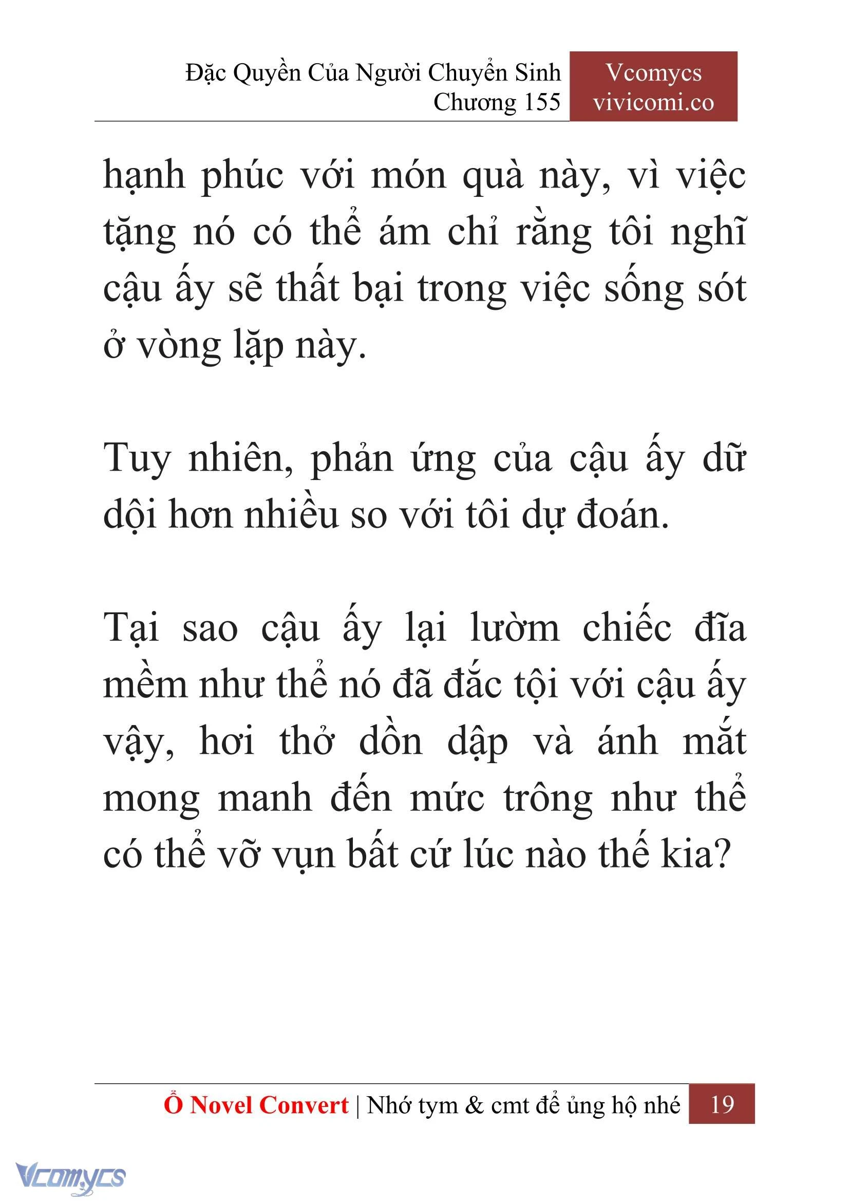 [Novel] Đặc Quyền Của Người Chuyển Sinh Chapter 155 - Trang 22