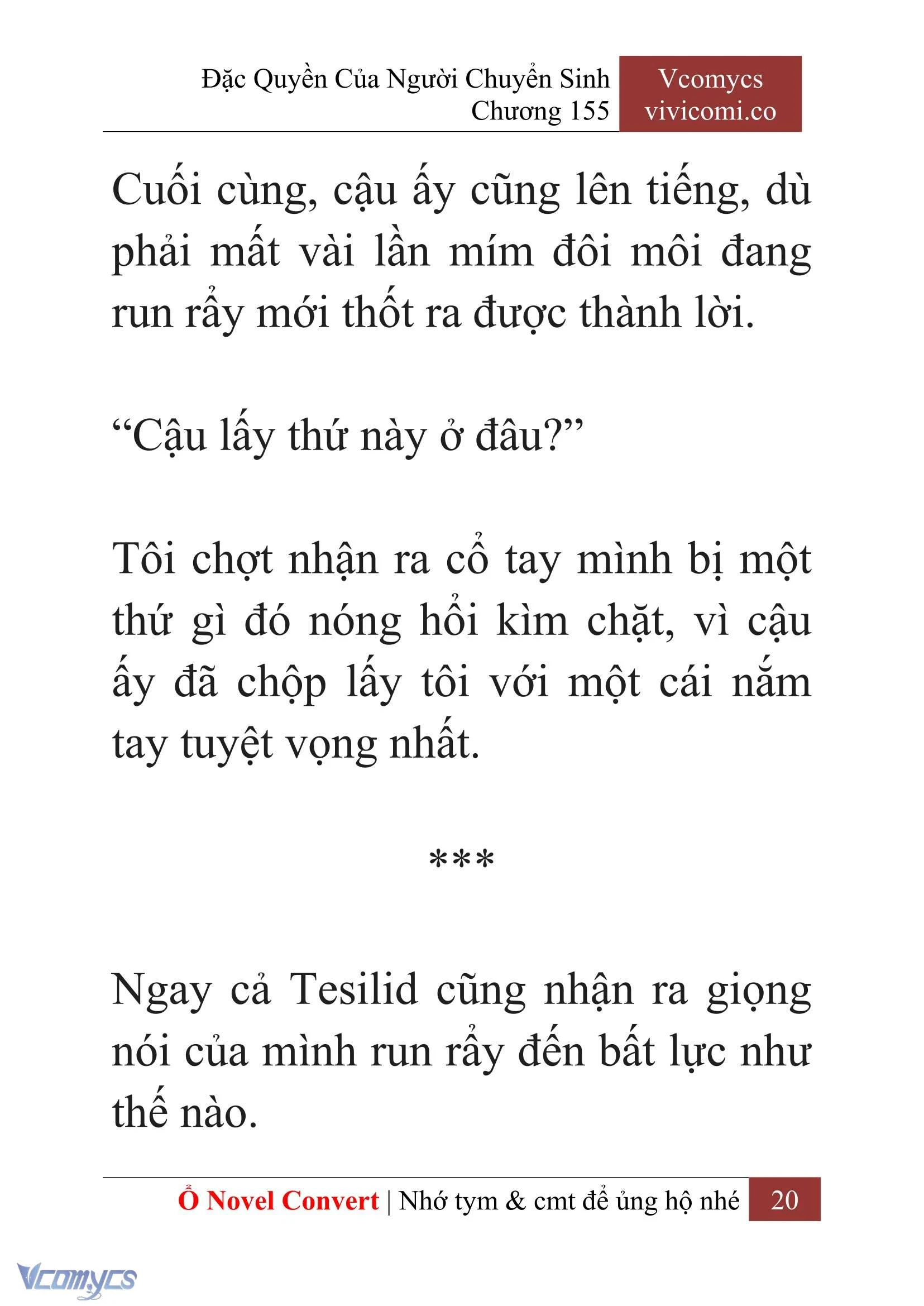 [Novel] Đặc Quyền Của Người Chuyển Sinh Chapter 155 - Trang 23