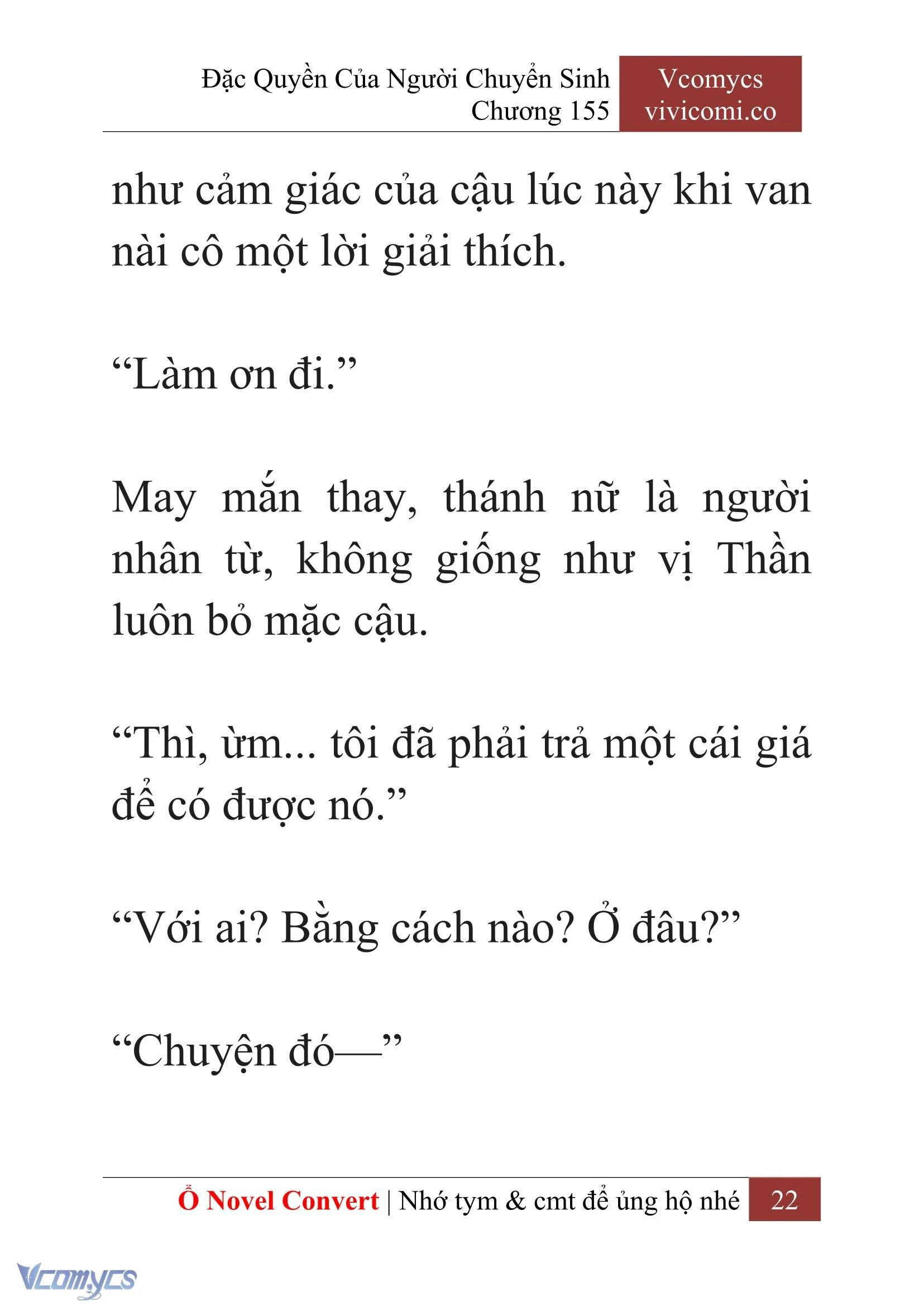 [Novel] Đặc Quyền Của Người Chuyển Sinh Chapter 155 - Trang 25