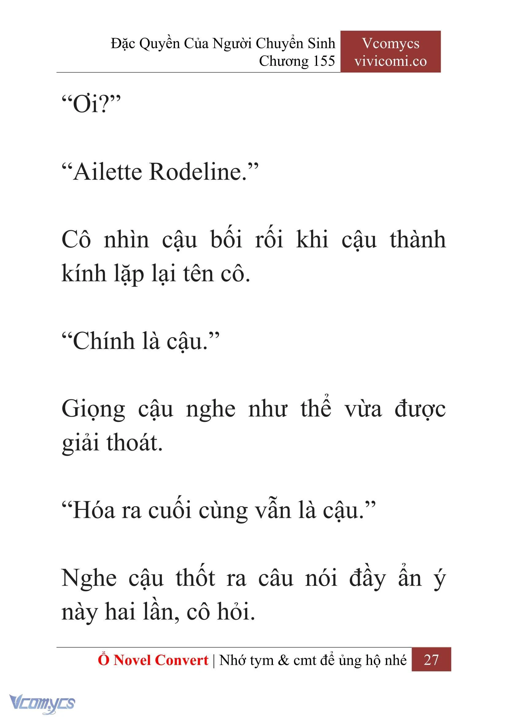 [Novel] Đặc Quyền Của Người Chuyển Sinh Chapter 155 - Trang 30