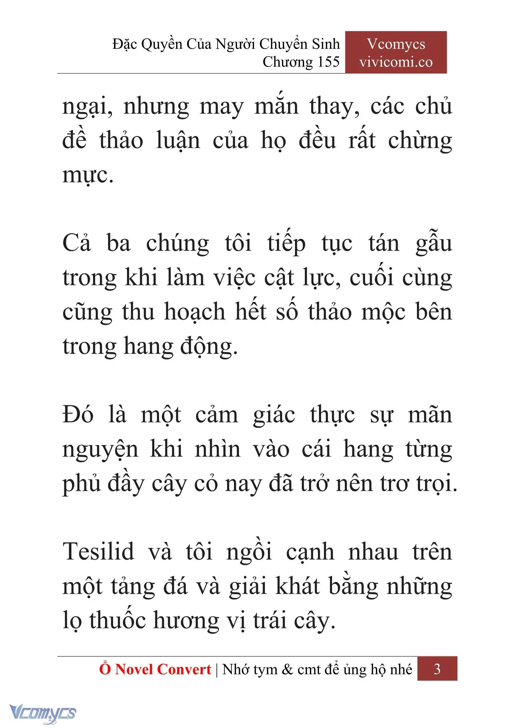 [Novel] Đặc Quyền Của Người Chuyển Sinh Chapter 155 - Trang 6
