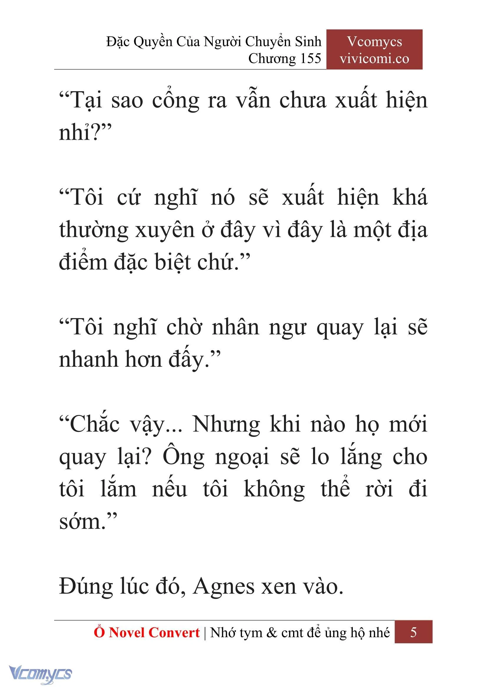 [Novel] Đặc Quyền Của Người Chuyển Sinh Chapter 155 - Trang 8