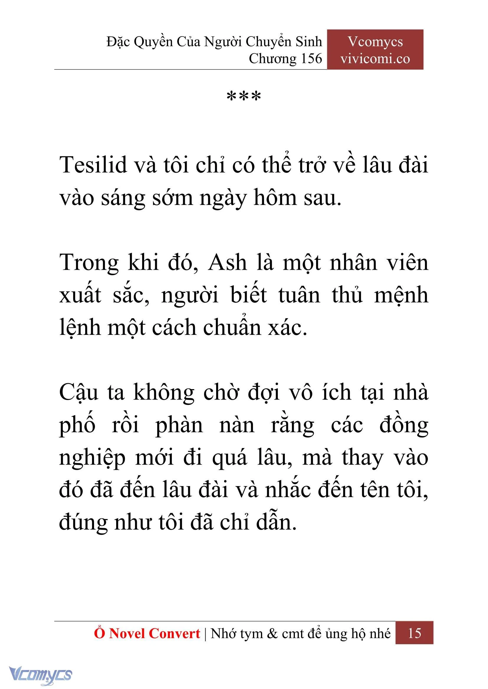 [Novel] Đặc Quyền Của Người Chuyển Sinh Chapter 156 - Trang 18