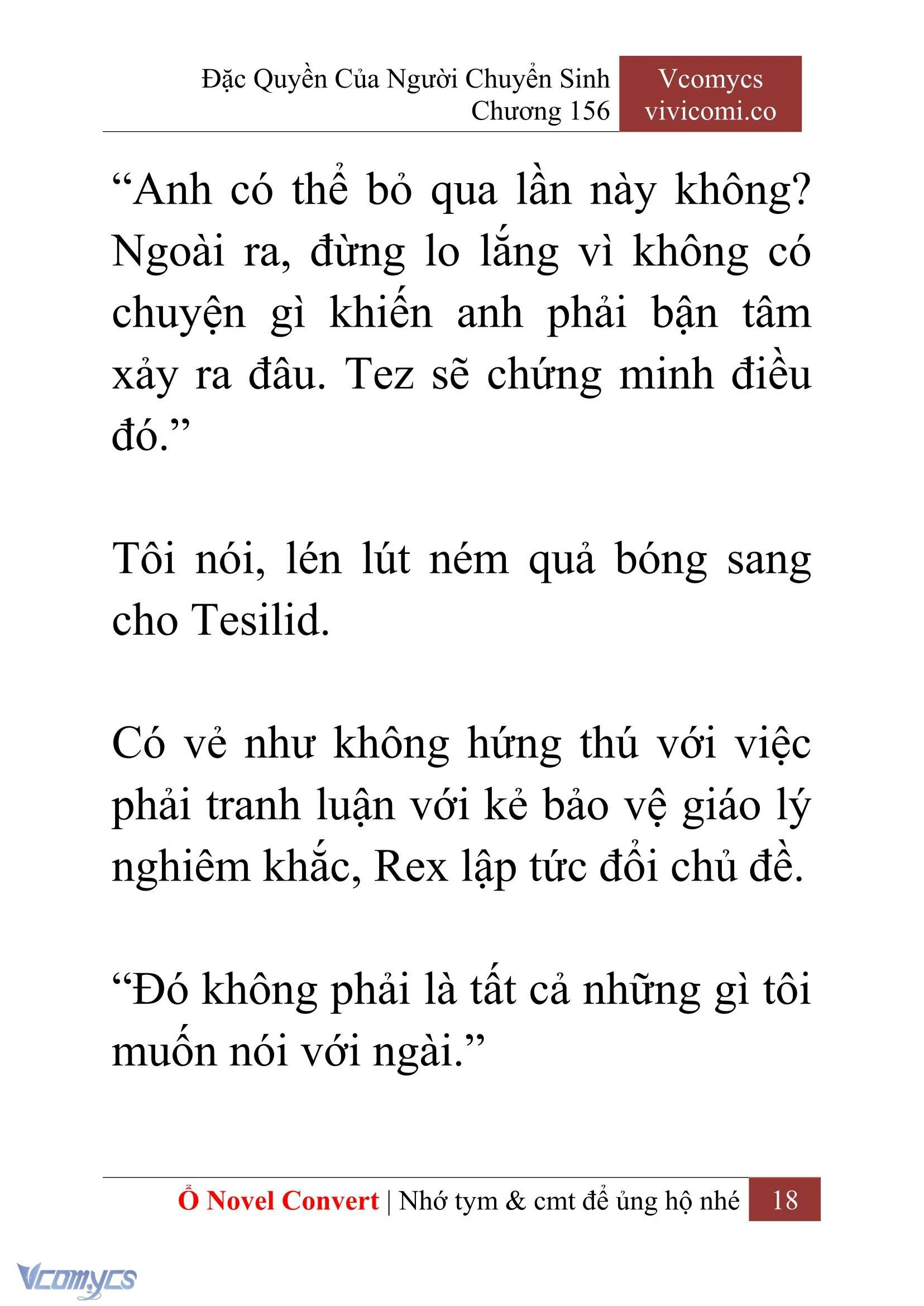 [Novel] Đặc Quyền Của Người Chuyển Sinh Chapter 156 - Trang 21