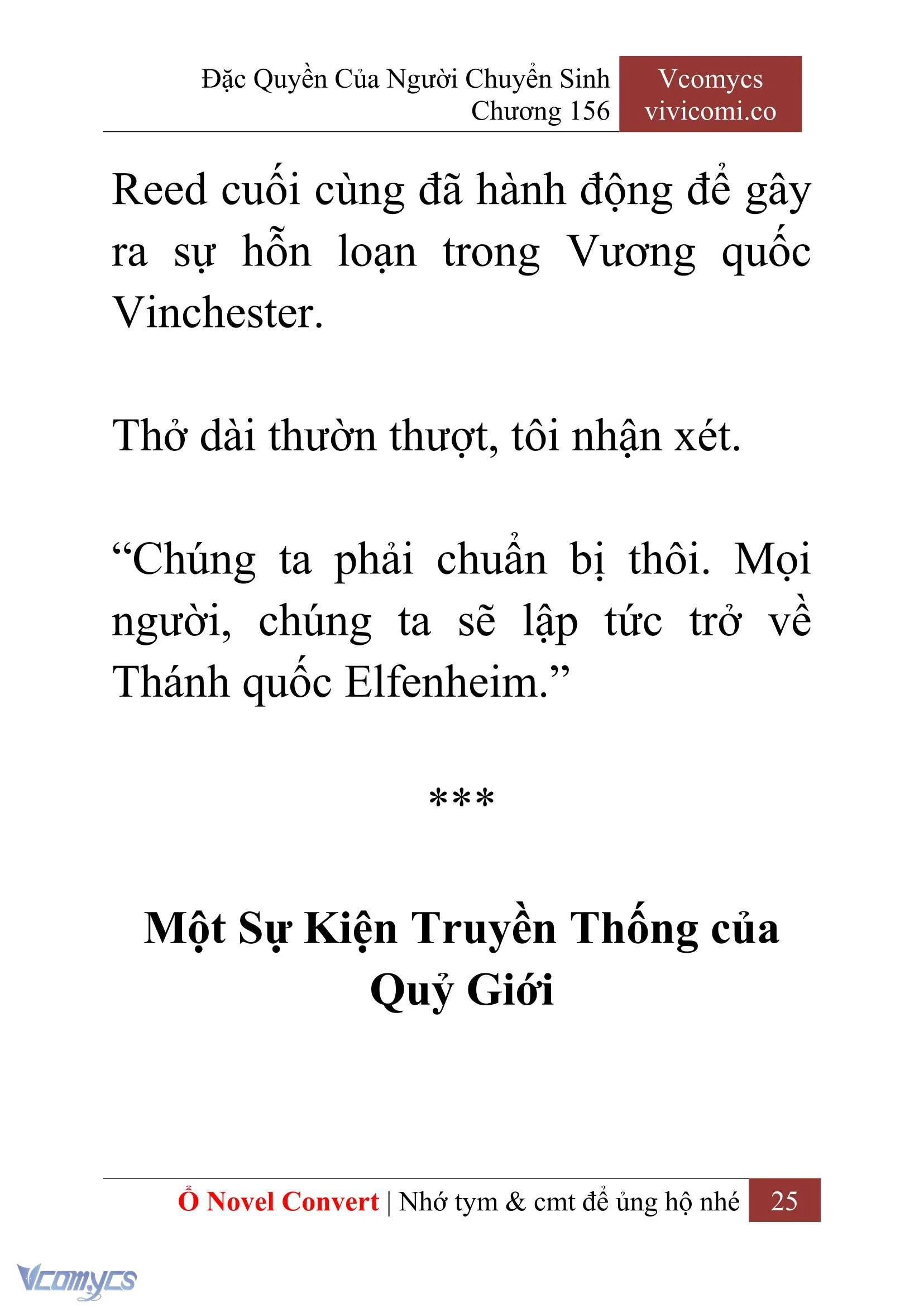 [Novel] Đặc Quyền Của Người Chuyển Sinh Chapter 156 - Trang 28
