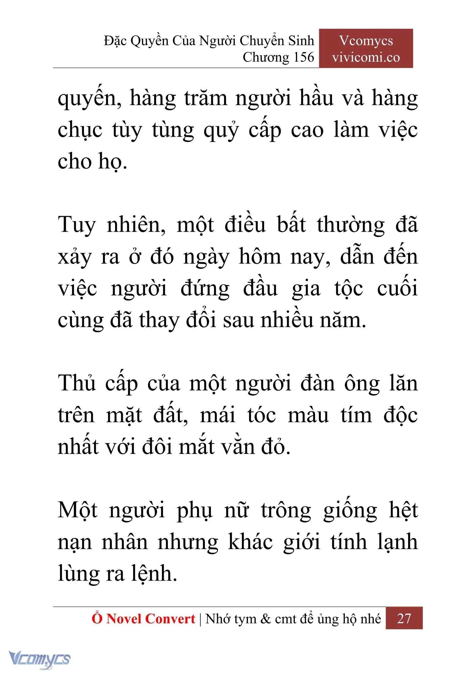[Novel] Đặc Quyền Của Người Chuyển Sinh Chapter 156 - Trang 30