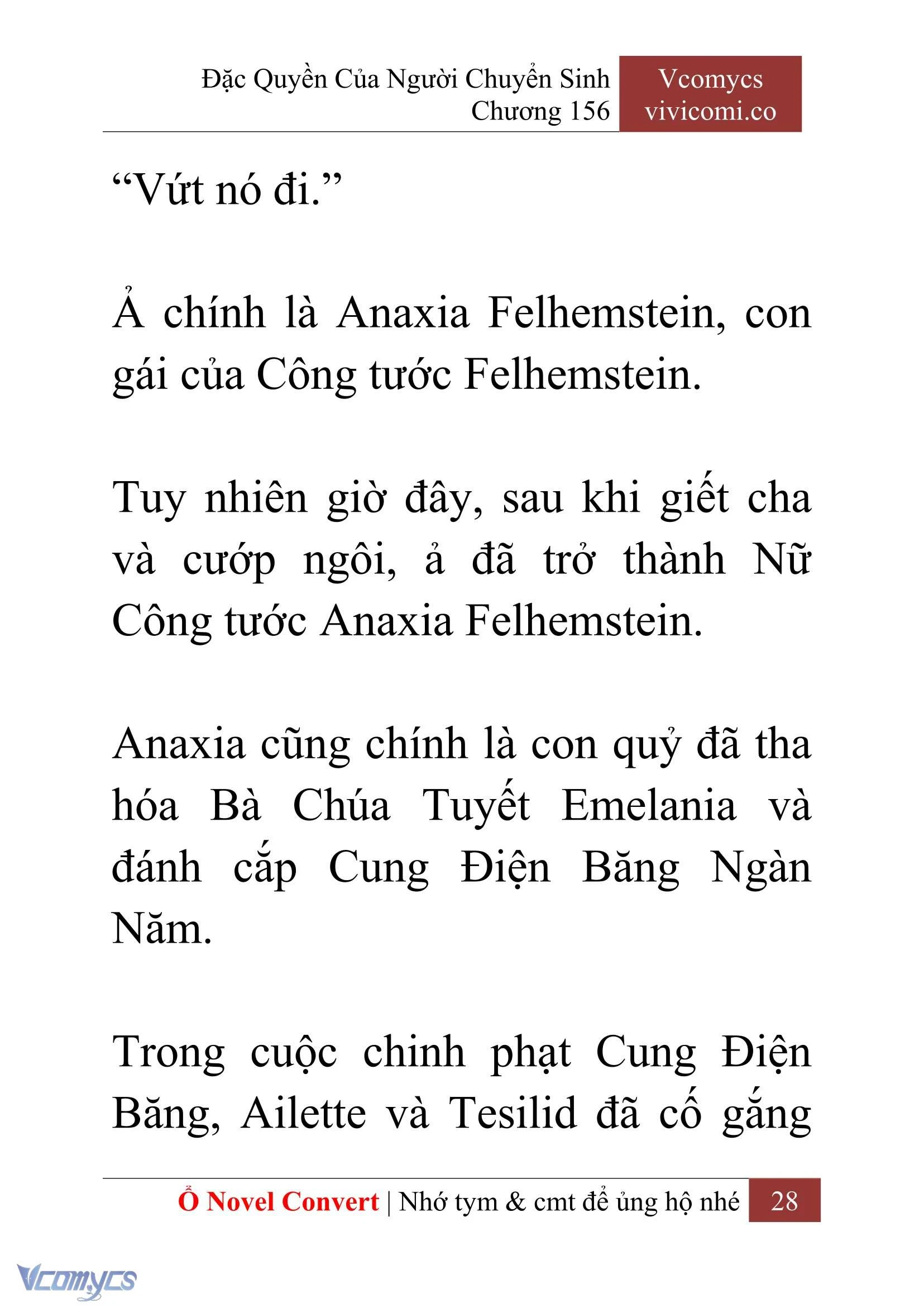 [Novel] Đặc Quyền Của Người Chuyển Sinh Chapter 156 - Trang 31