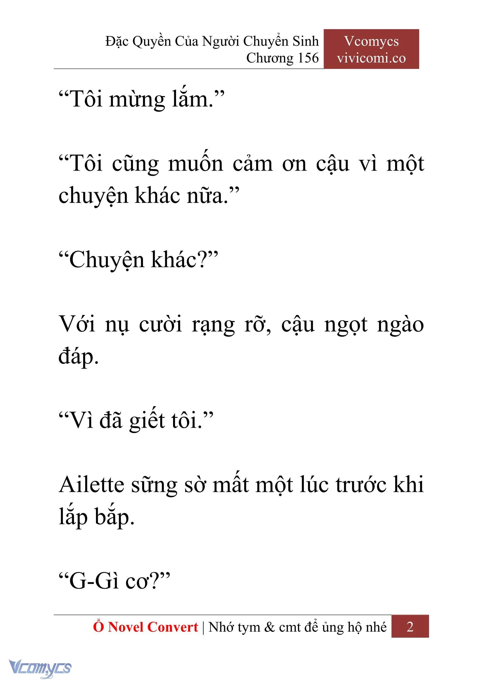 [Novel] Đặc Quyền Của Người Chuyển Sinh Chapter 156 - Trang 5