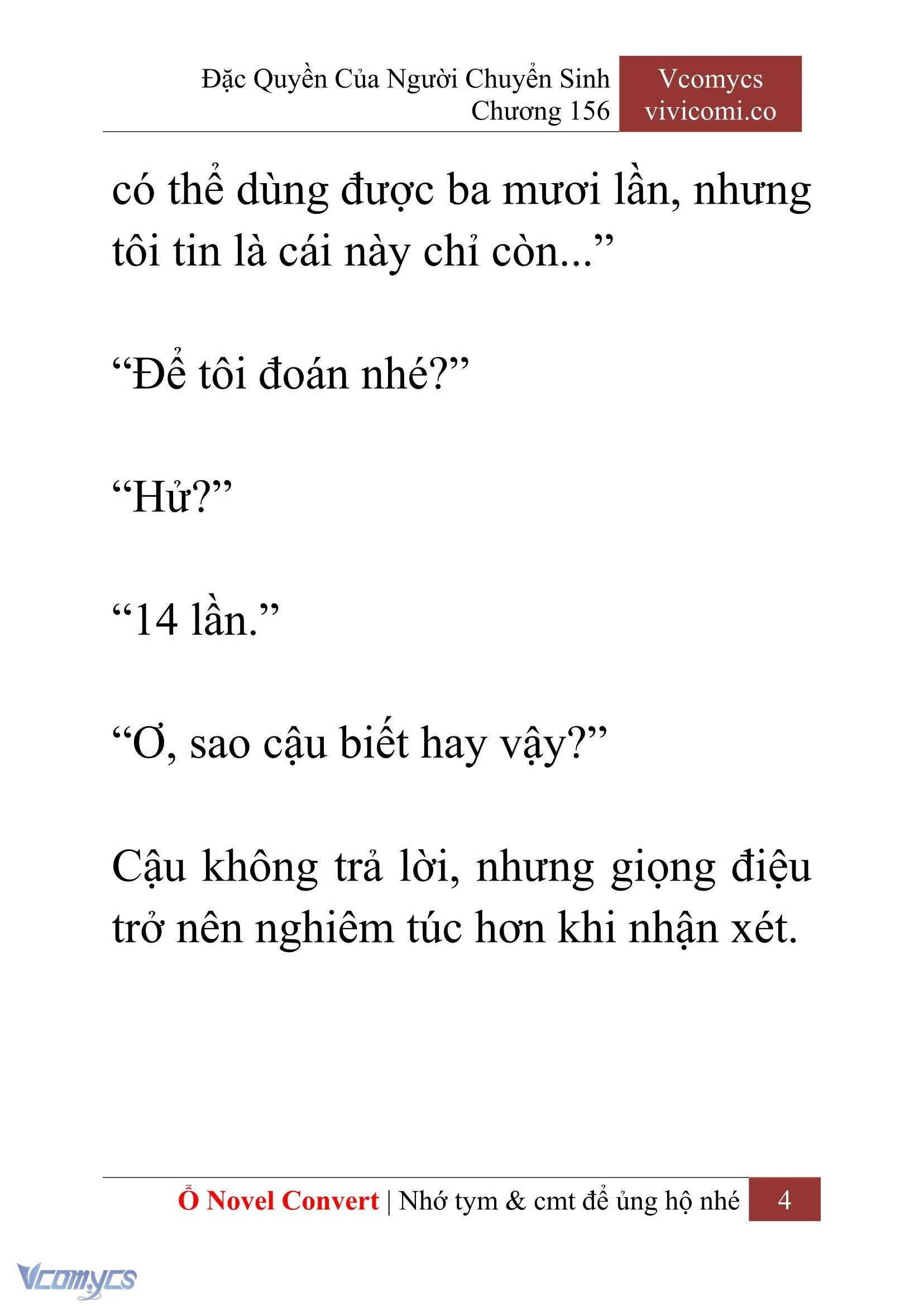 [Novel] Đặc Quyền Của Người Chuyển Sinh Chapter 156 - Trang 7