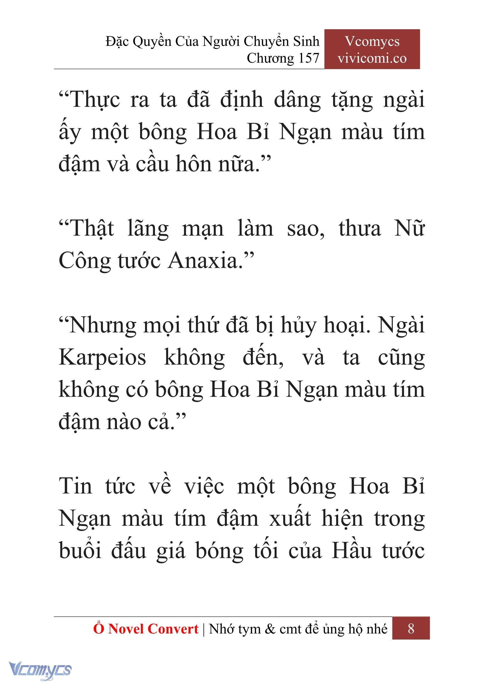 [Novel] Đặc Quyền Của Người Chuyển Sinh Chapter 157 - Trang 11