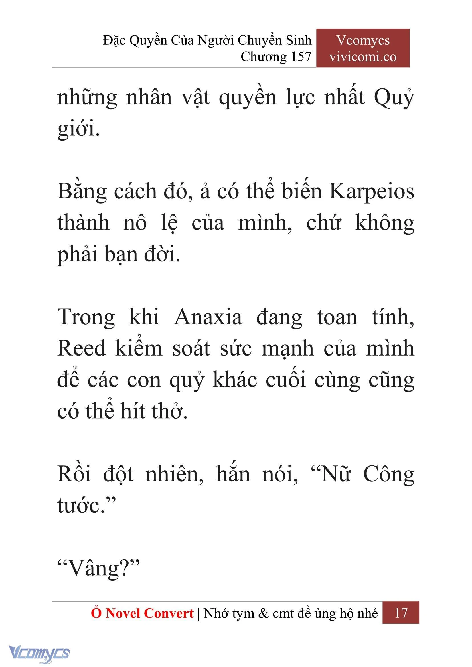 [Novel] Đặc Quyền Của Người Chuyển Sinh Chapter 157 - Trang 20