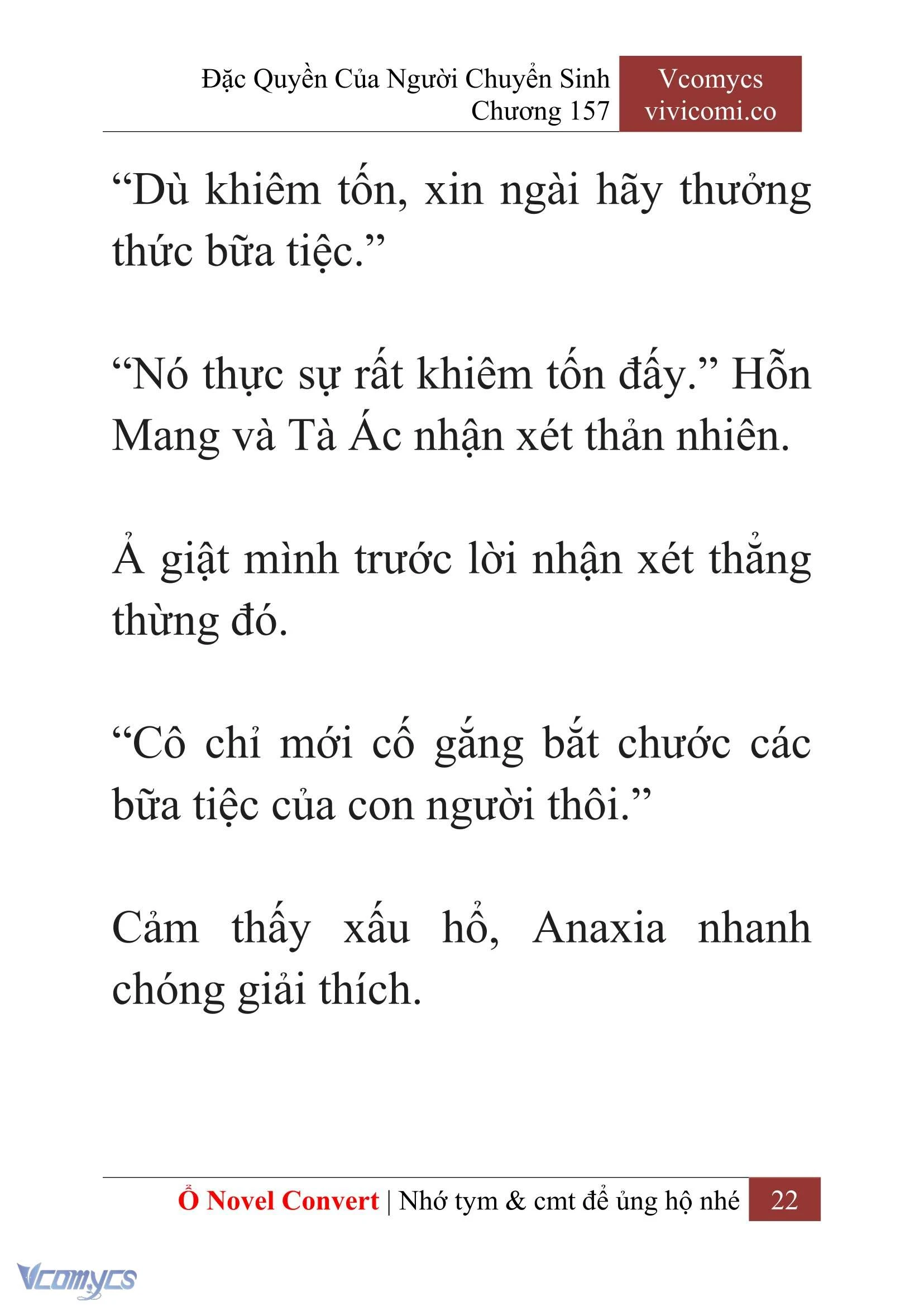 [Novel] Đặc Quyền Của Người Chuyển Sinh Chapter 157 - Trang 25