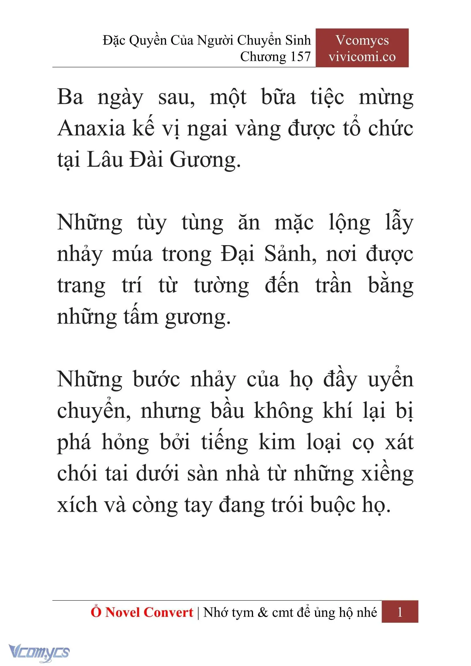 [Novel] Đặc Quyền Của Người Chuyển Sinh Chapter 157 - Trang 4