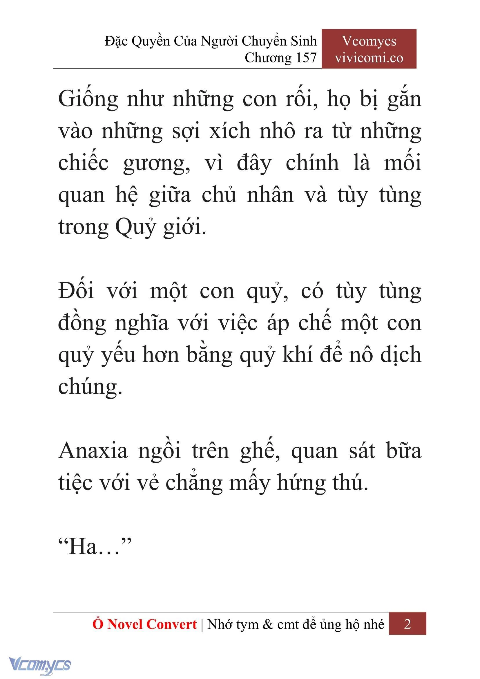 [Novel] Đặc Quyền Của Người Chuyển Sinh Chapter 157 - Trang 5