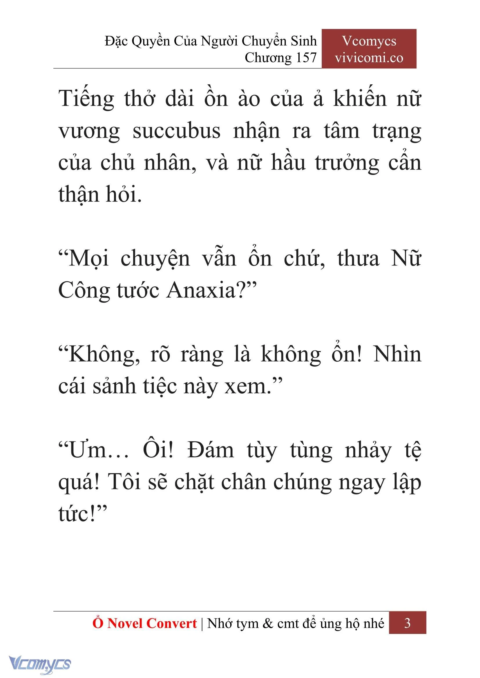 [Novel] Đặc Quyền Của Người Chuyển Sinh Chapter 157 - Trang 6
