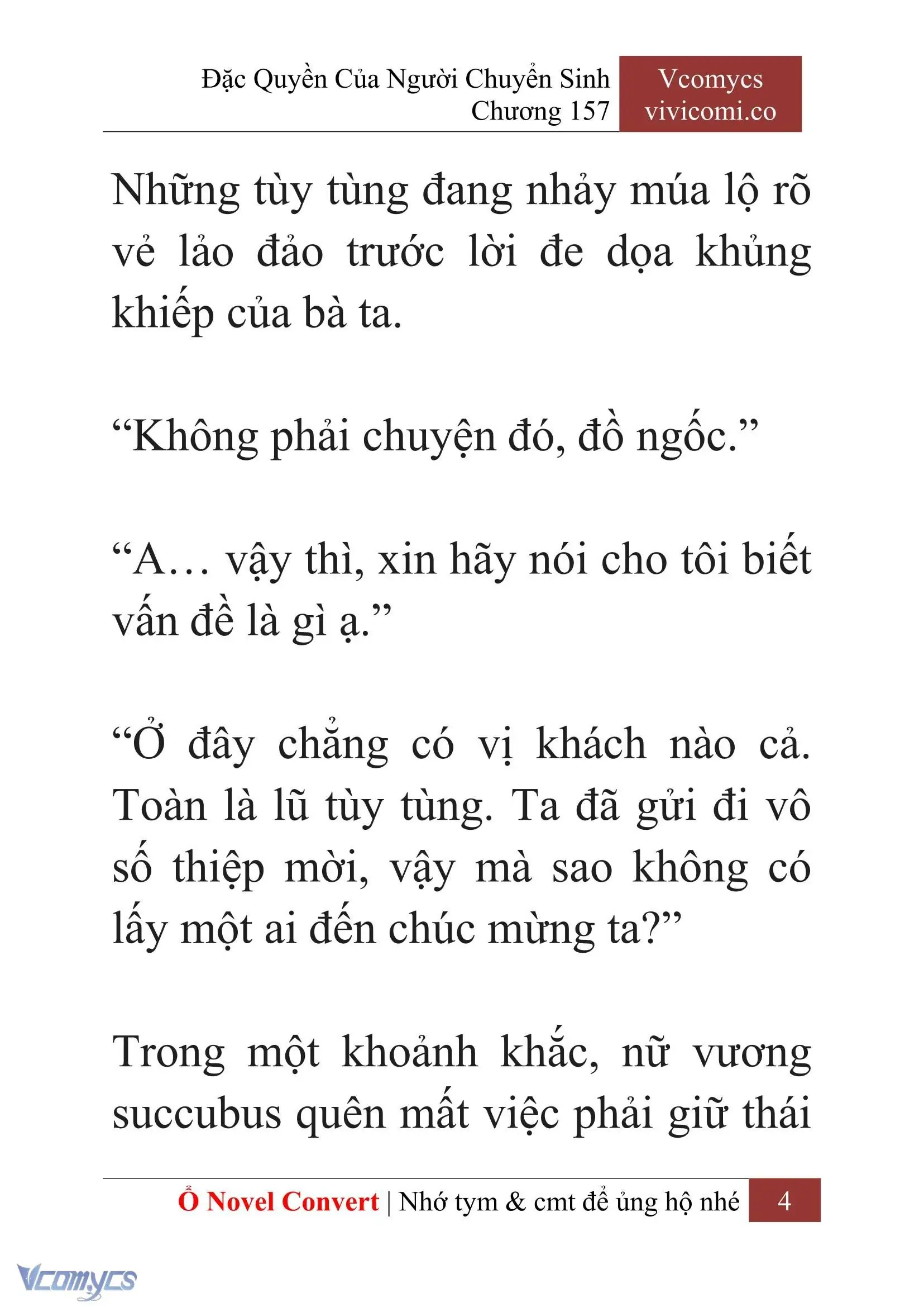 [Novel] Đặc Quyền Của Người Chuyển Sinh Chapter 157 - Trang 7