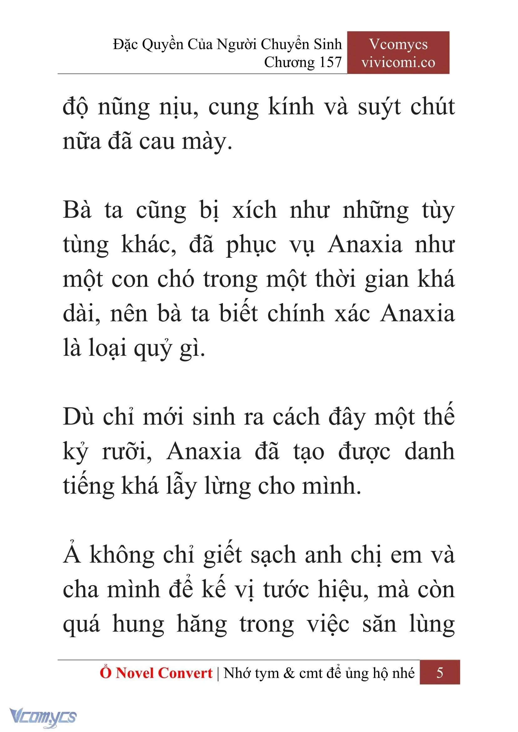 [Novel] Đặc Quyền Của Người Chuyển Sinh Chapter 157 - Trang 8