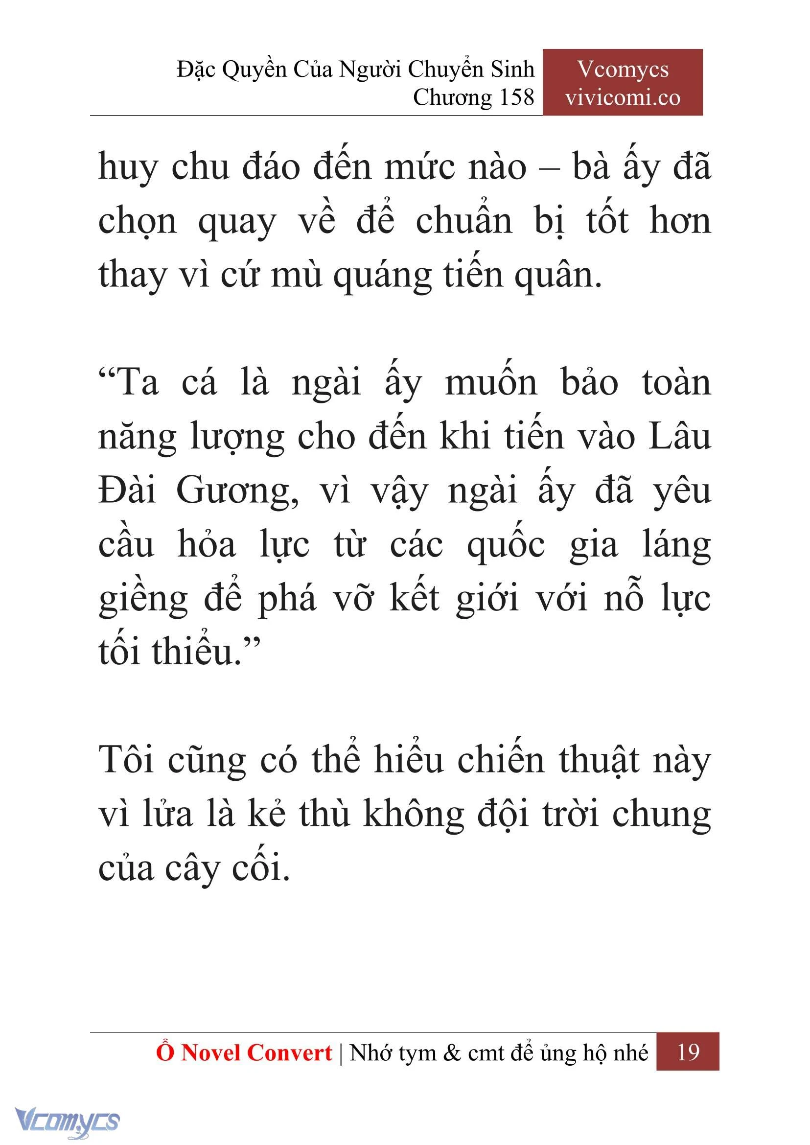 [Novel] Đặc Quyền Của Người Chuyển Sinh Chapter 158 - Trang 22
