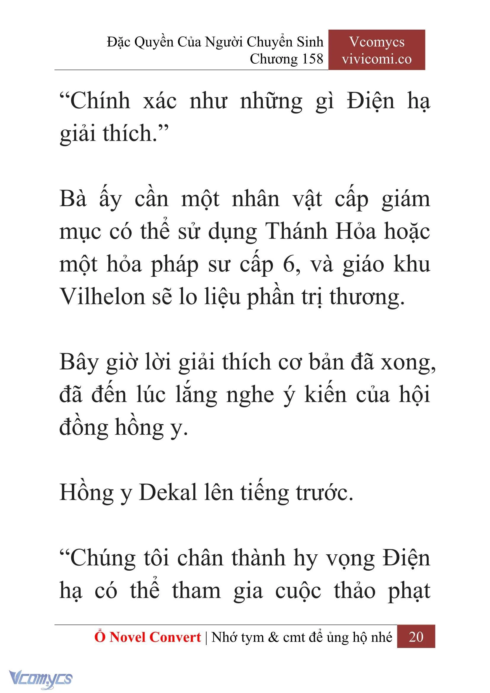 [Novel] Đặc Quyền Của Người Chuyển Sinh Chapter 158 - Trang 23