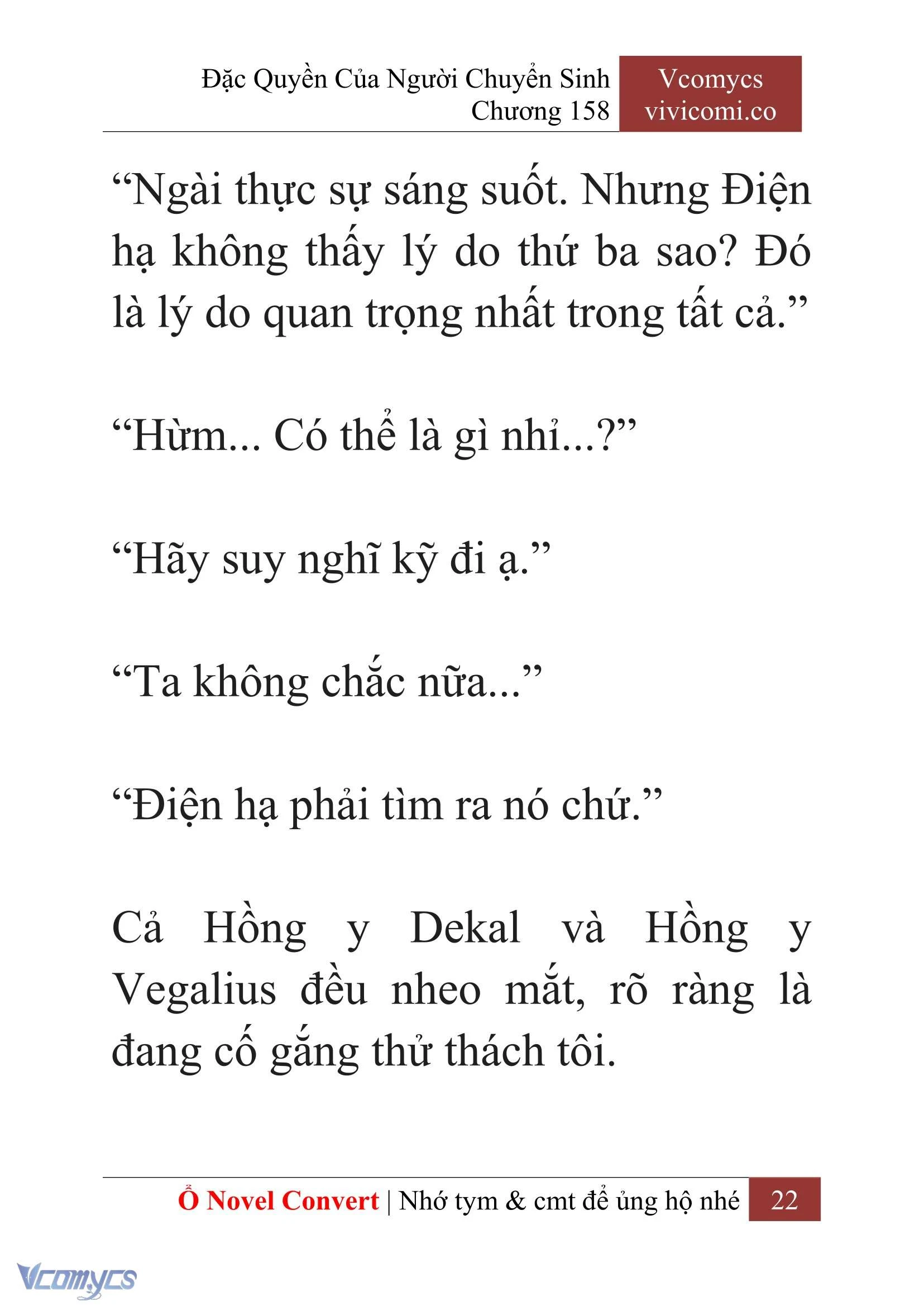 [Novel] Đặc Quyền Của Người Chuyển Sinh Chapter 158 - Trang 25