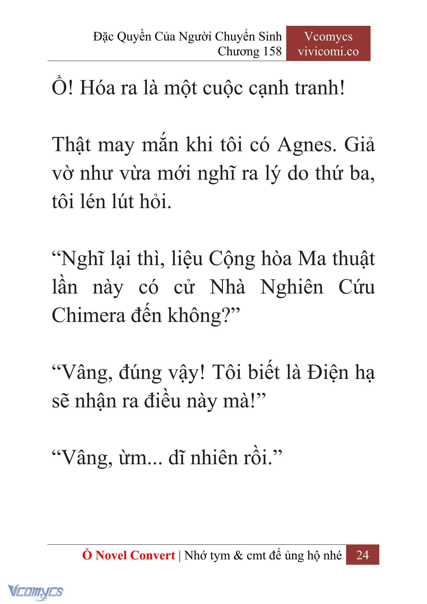 [Novel] Đặc Quyền Của Người Chuyển Sinh Chapter 158 - Trang 27