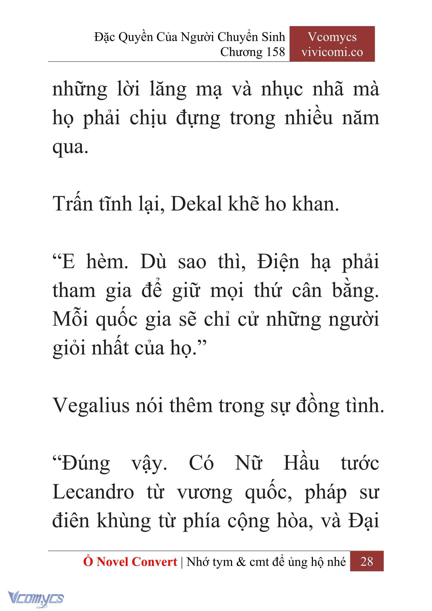 [Novel] Đặc Quyền Của Người Chuyển Sinh Chapter 158 - Trang 31
