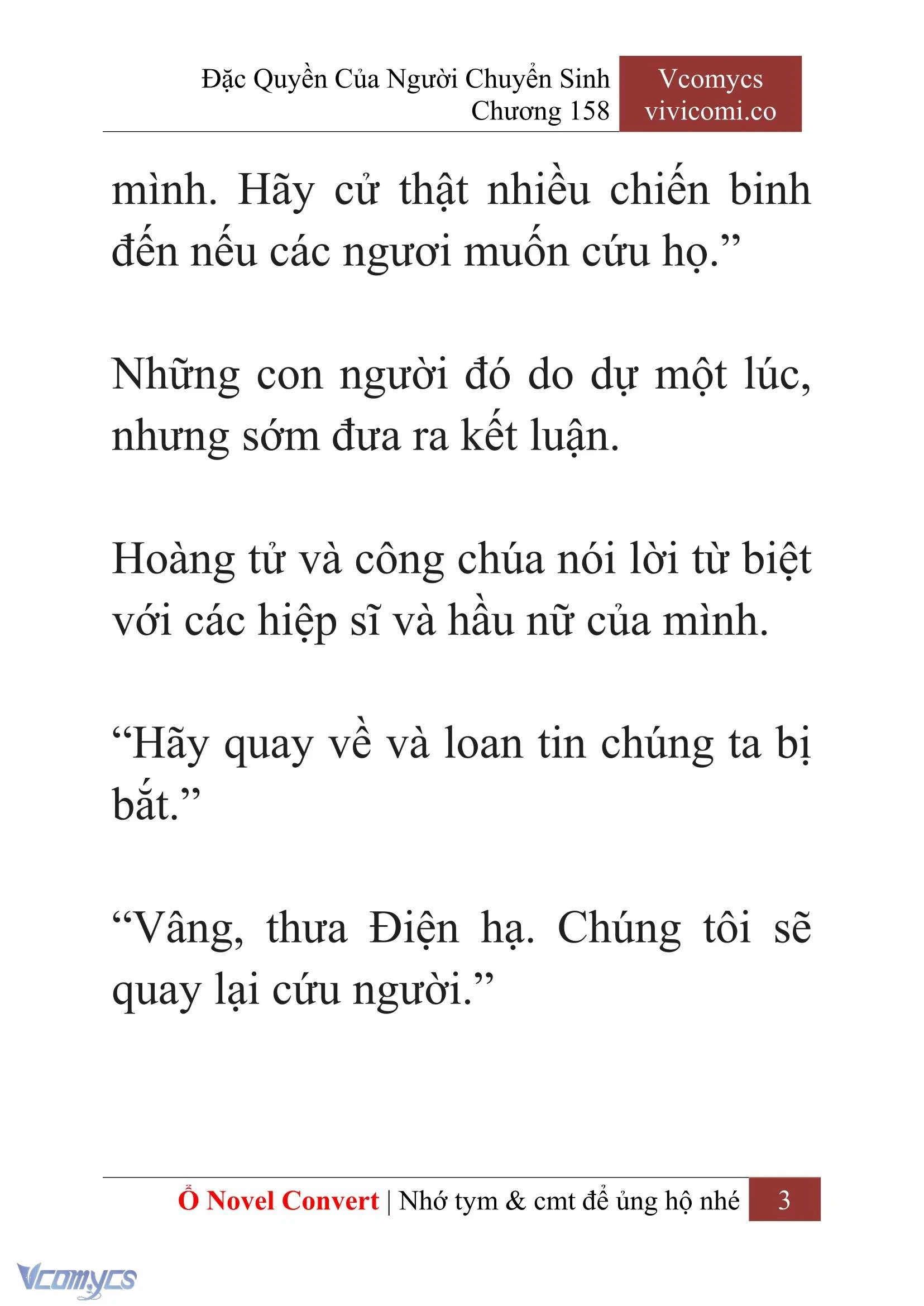 [Novel] Đặc Quyền Của Người Chuyển Sinh Chapter 158 - Trang 6