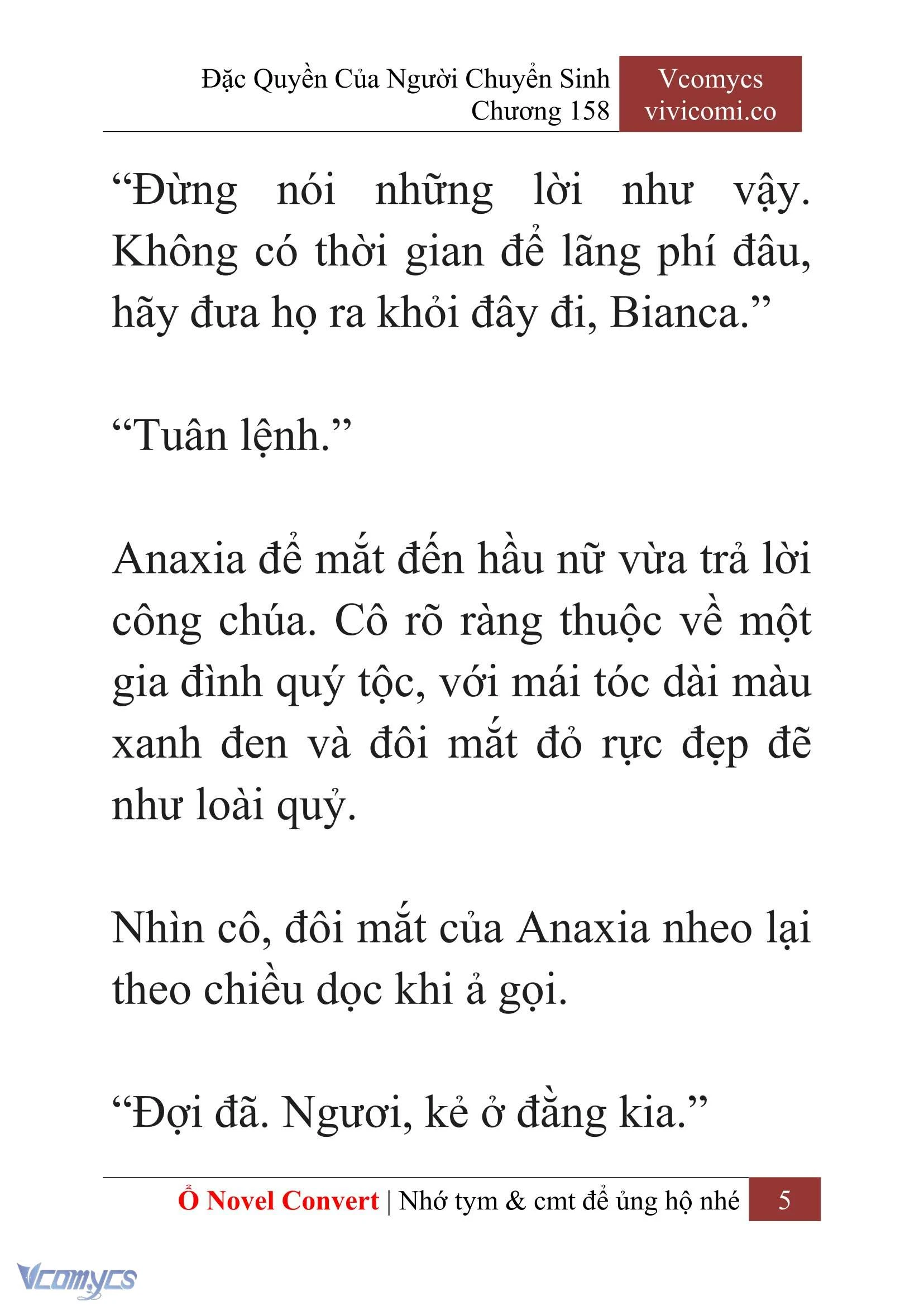 [Novel] Đặc Quyền Của Người Chuyển Sinh Chapter 158 - Trang 8