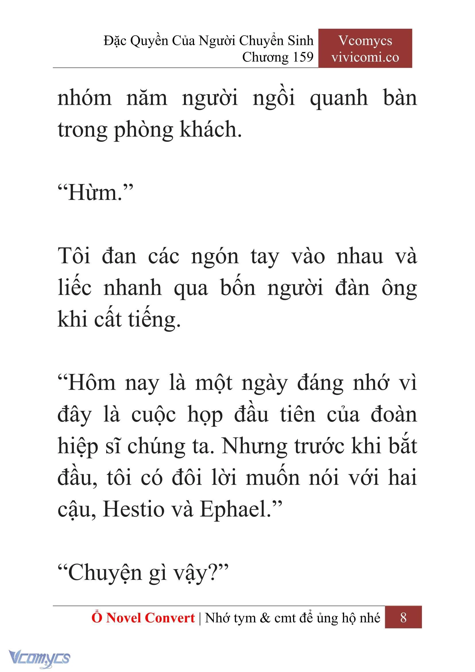 [Novel] Đặc Quyền Của Người Chuyển Sinh Chapter 159 - Trang 11