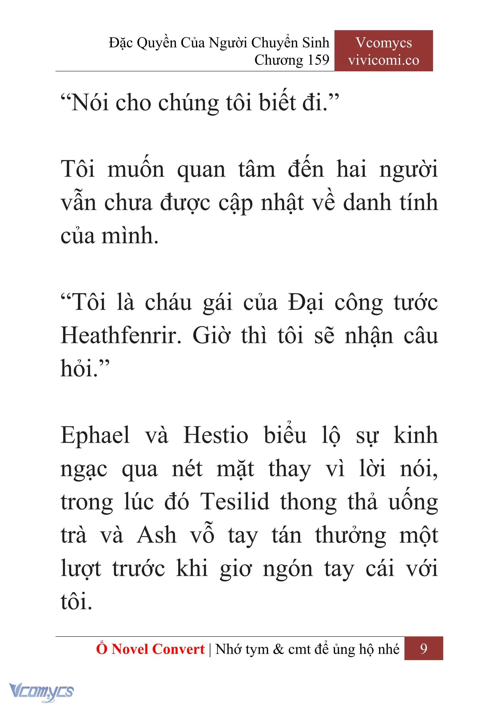 [Novel] Đặc Quyền Của Người Chuyển Sinh Chapter 159 - Trang 12