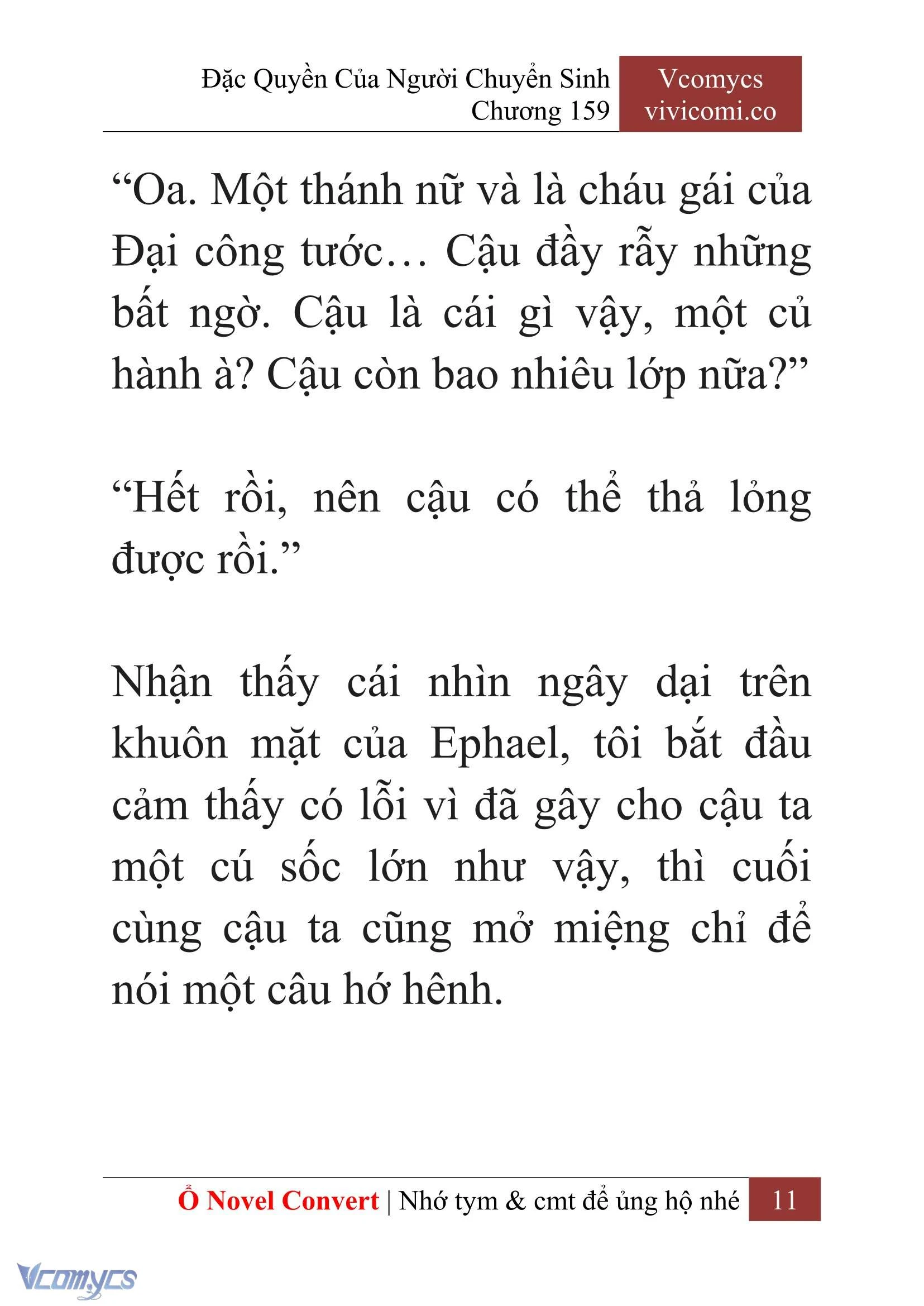 [Novel] Đặc Quyền Của Người Chuyển Sinh Chapter 159 - Trang 14