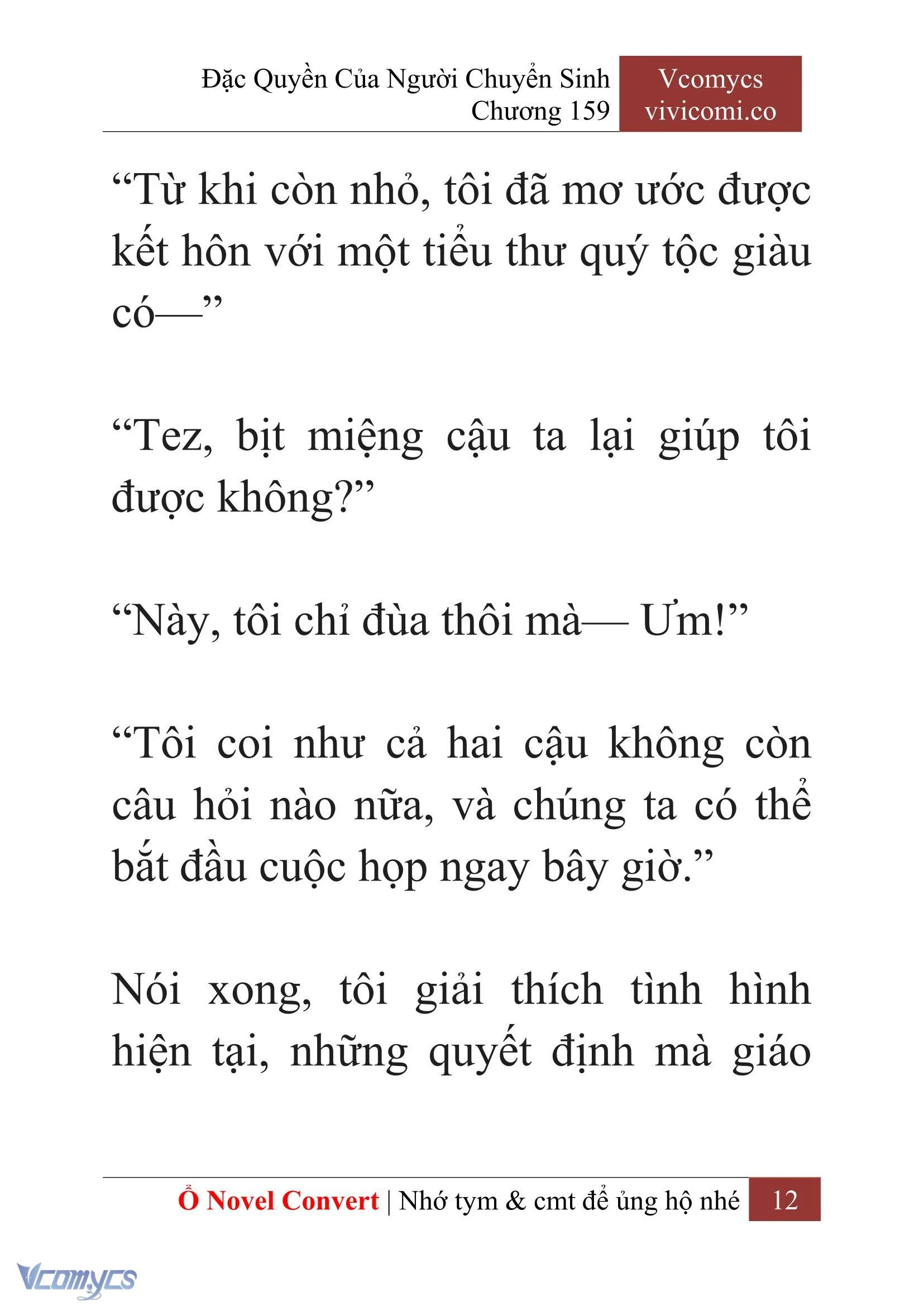 [Novel] Đặc Quyền Của Người Chuyển Sinh Chapter 159 - Trang 15