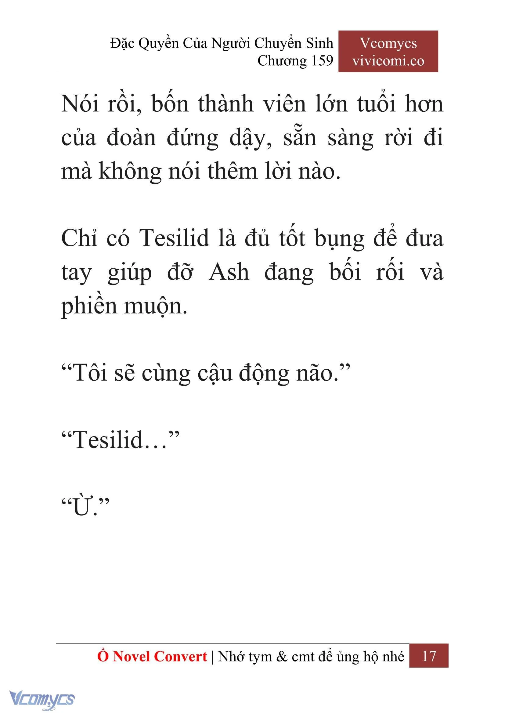 [Novel] Đặc Quyền Của Người Chuyển Sinh Chapter 159 - Trang 20