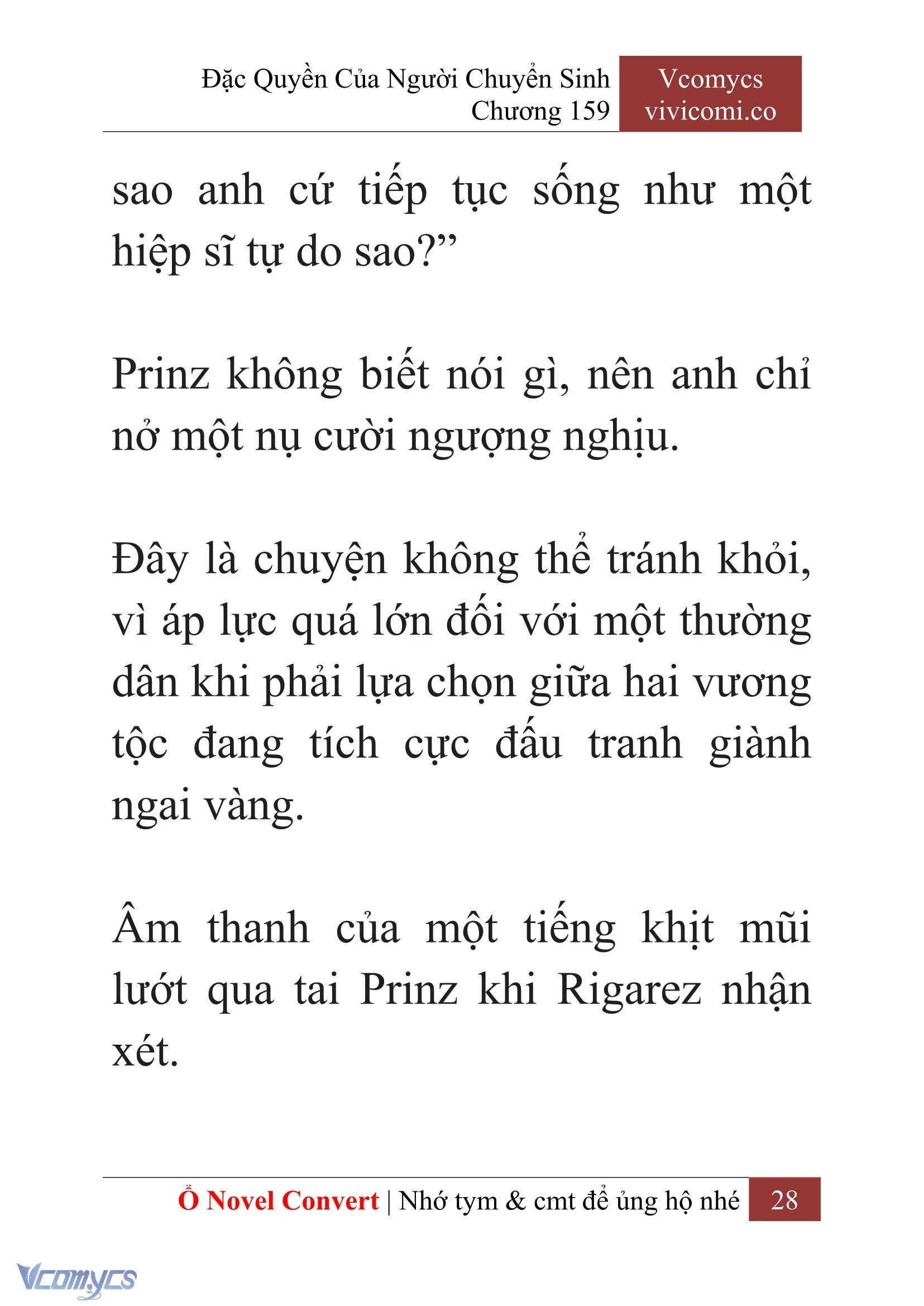 [Novel] Đặc Quyền Của Người Chuyển Sinh Chapter 159 - Trang 31
