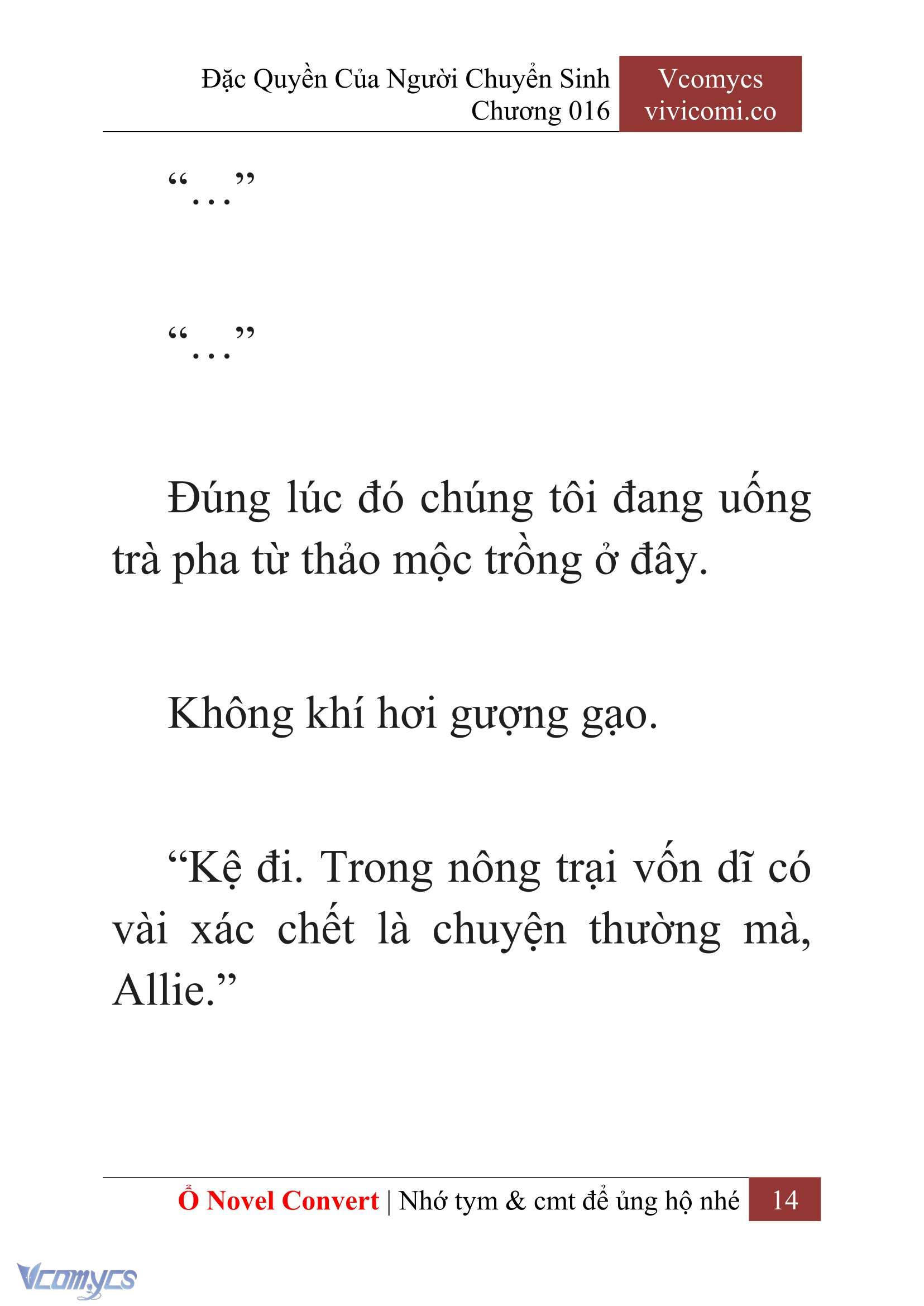 [Novel] Đặc Quyền Của Người Chuyển Sinh Chapter 16 - Trang 16