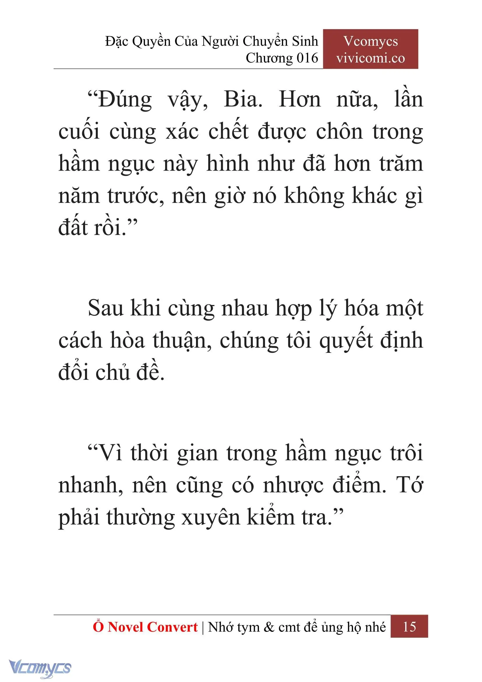 [Novel] Đặc Quyền Của Người Chuyển Sinh Chapter 16 - Trang 17