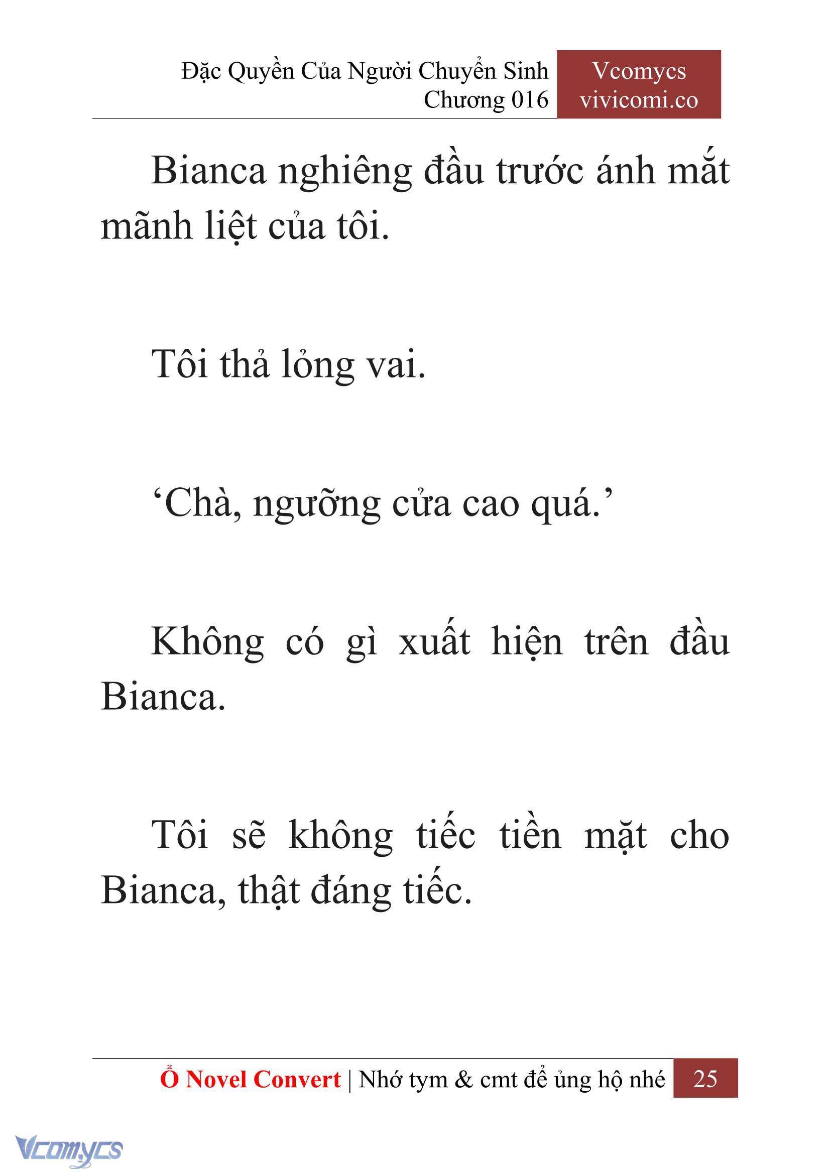 [Novel] Đặc Quyền Của Người Chuyển Sinh Chapter 16 - Trang 27