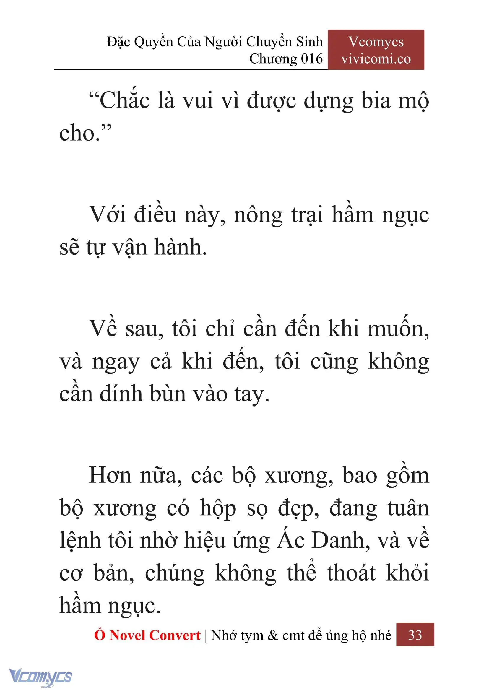 [Novel] Đặc Quyền Của Người Chuyển Sinh Chapter 16 - Trang 35