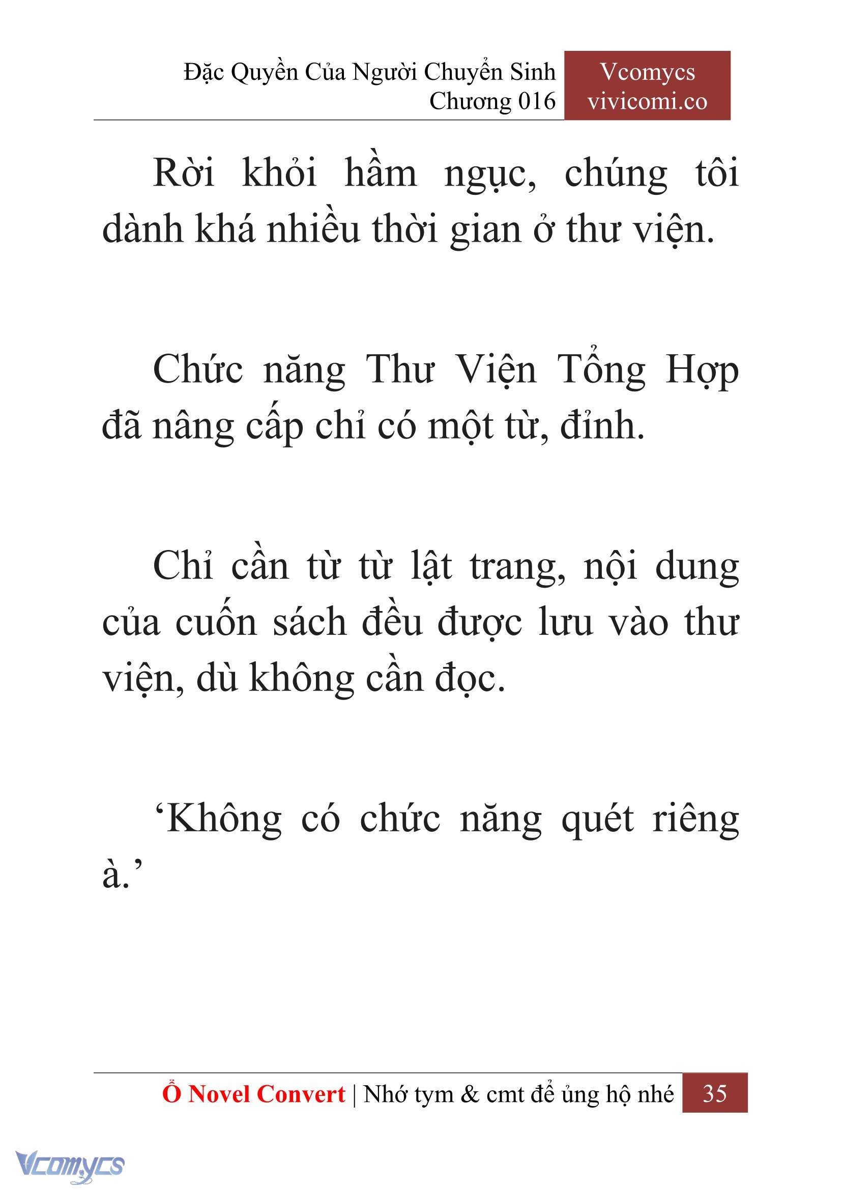 [Novel] Đặc Quyền Của Người Chuyển Sinh Chapter 16 - Trang 37