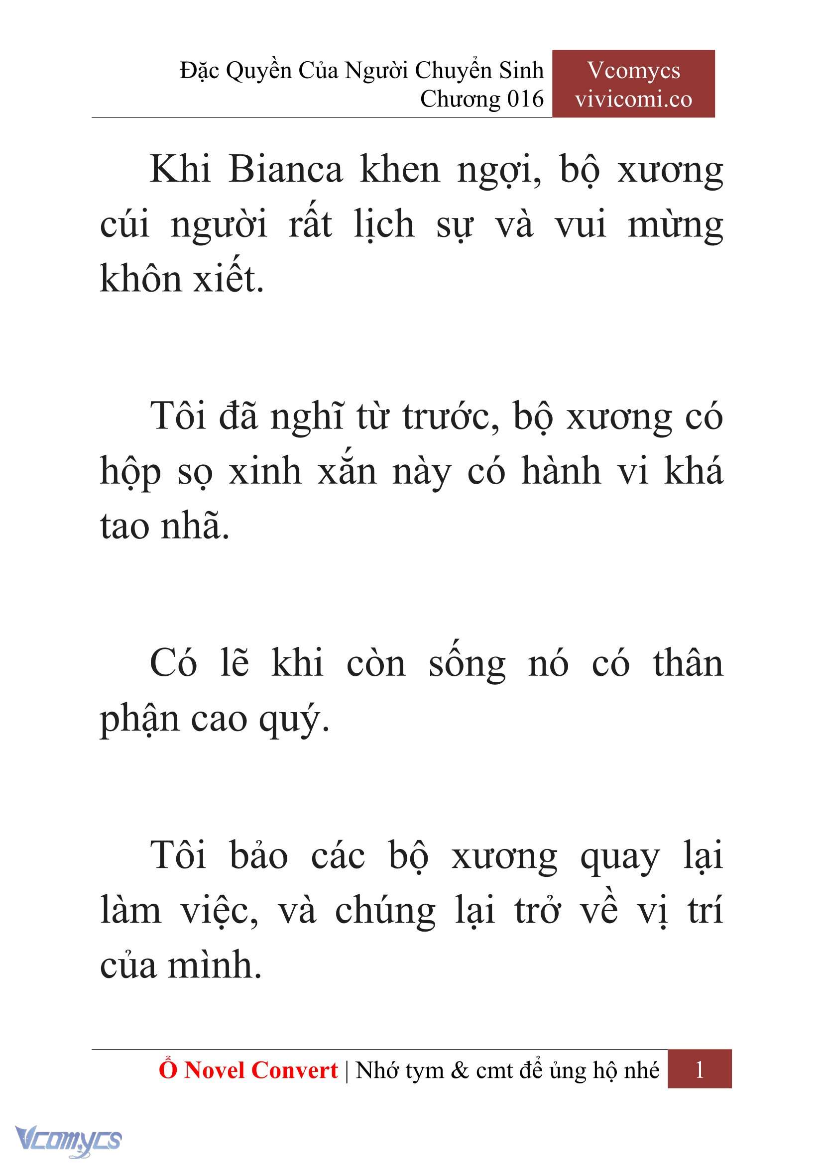 [Novel] Đặc Quyền Của Người Chuyển Sinh Chapter 16 - Trang 4