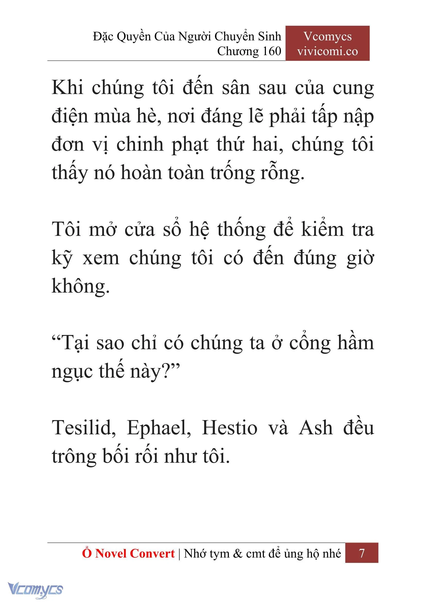 [Novel] Đặc Quyền Của Người Chuyển Sinh Chapter 160 - Trang 10