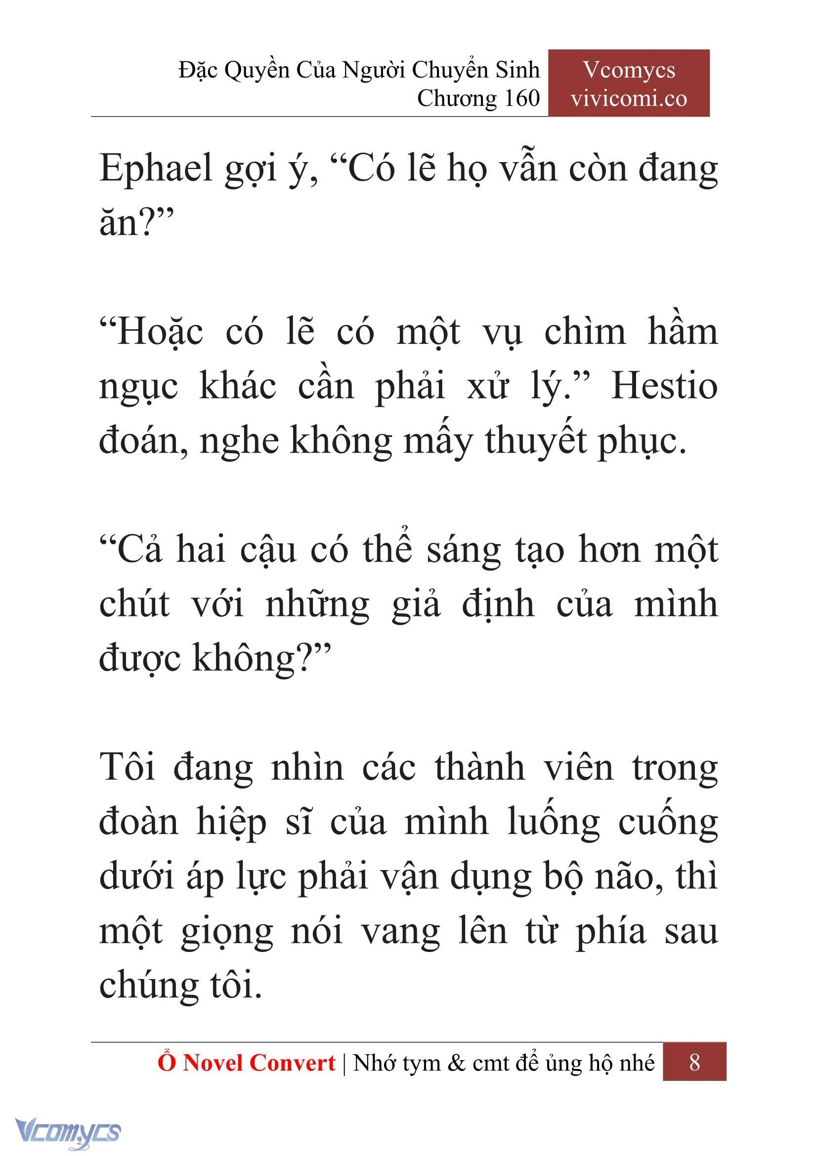 [Novel] Đặc Quyền Của Người Chuyển Sinh Chapter 160 - Trang 11