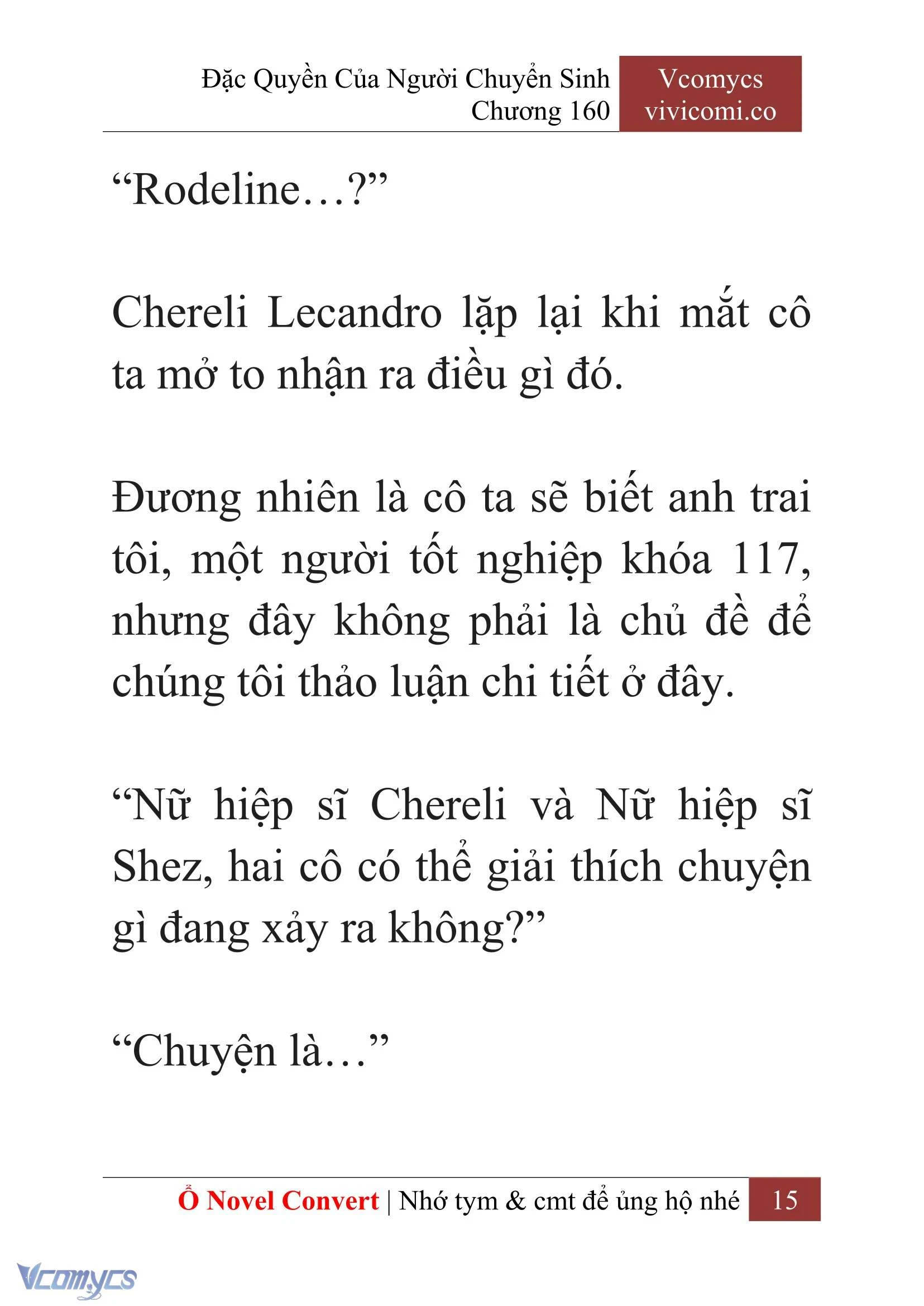 [Novel] Đặc Quyền Của Người Chuyển Sinh Chapter 160 - Trang 18