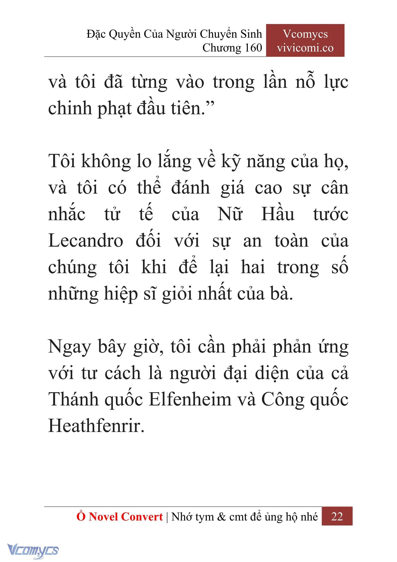 [Novel] Đặc Quyền Của Người Chuyển Sinh Chapter 160 - Trang 25