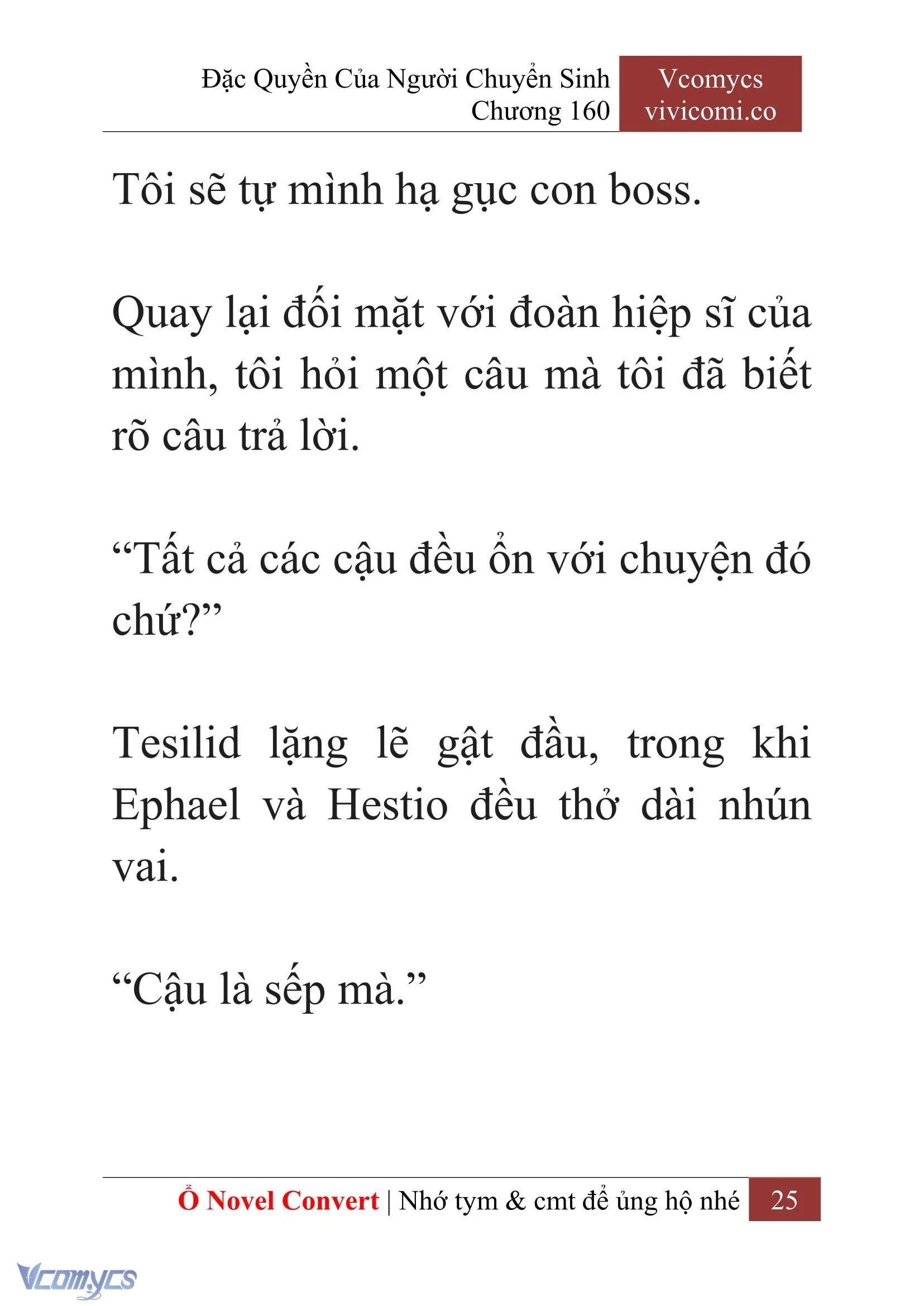 [Novel] Đặc Quyền Của Người Chuyển Sinh Chapter 160 - Trang 28