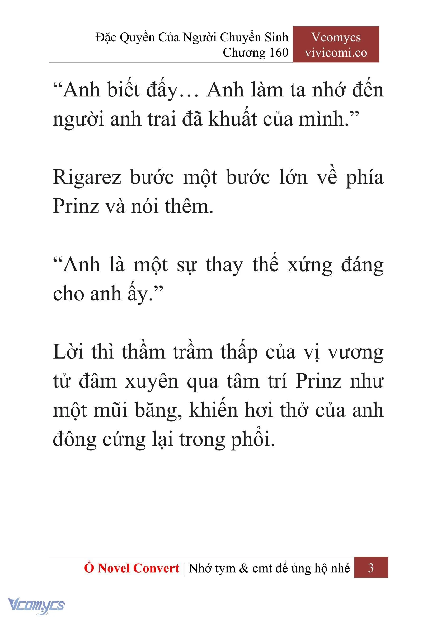 [Novel] Đặc Quyền Của Người Chuyển Sinh Chapter 160 - Trang 6
