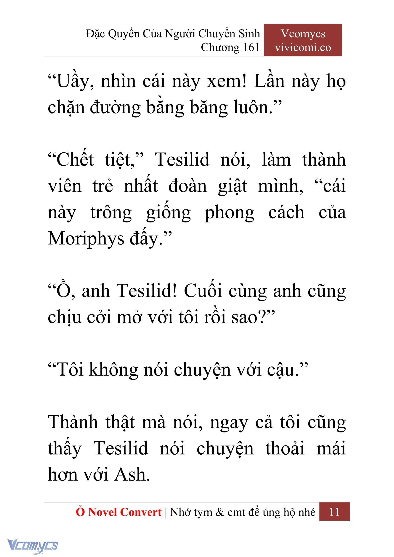 [Novel] Đặc Quyền Của Người Chuyển Sinh Chapter 161 - Trang 14
