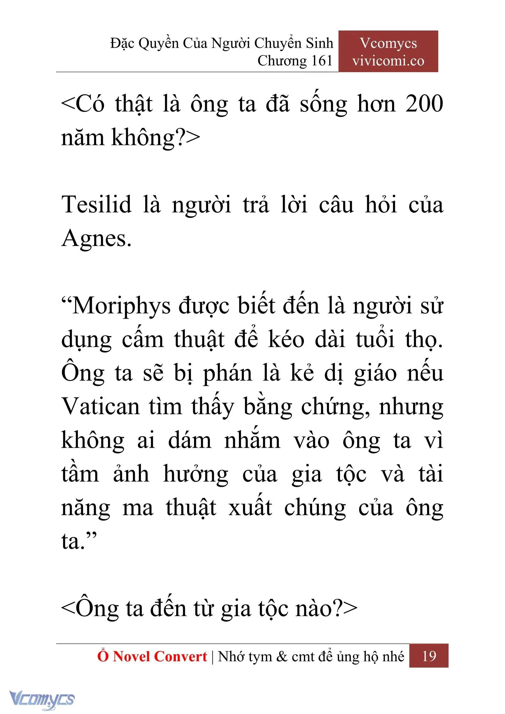 [Novel] Đặc Quyền Của Người Chuyển Sinh Chapter 161 - Trang 22