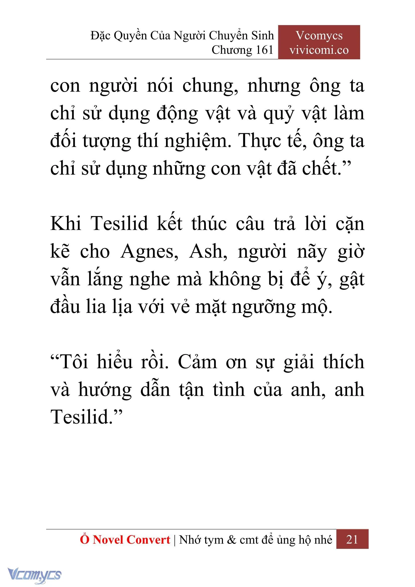 [Novel] Đặc Quyền Của Người Chuyển Sinh Chapter 161 - Trang 24