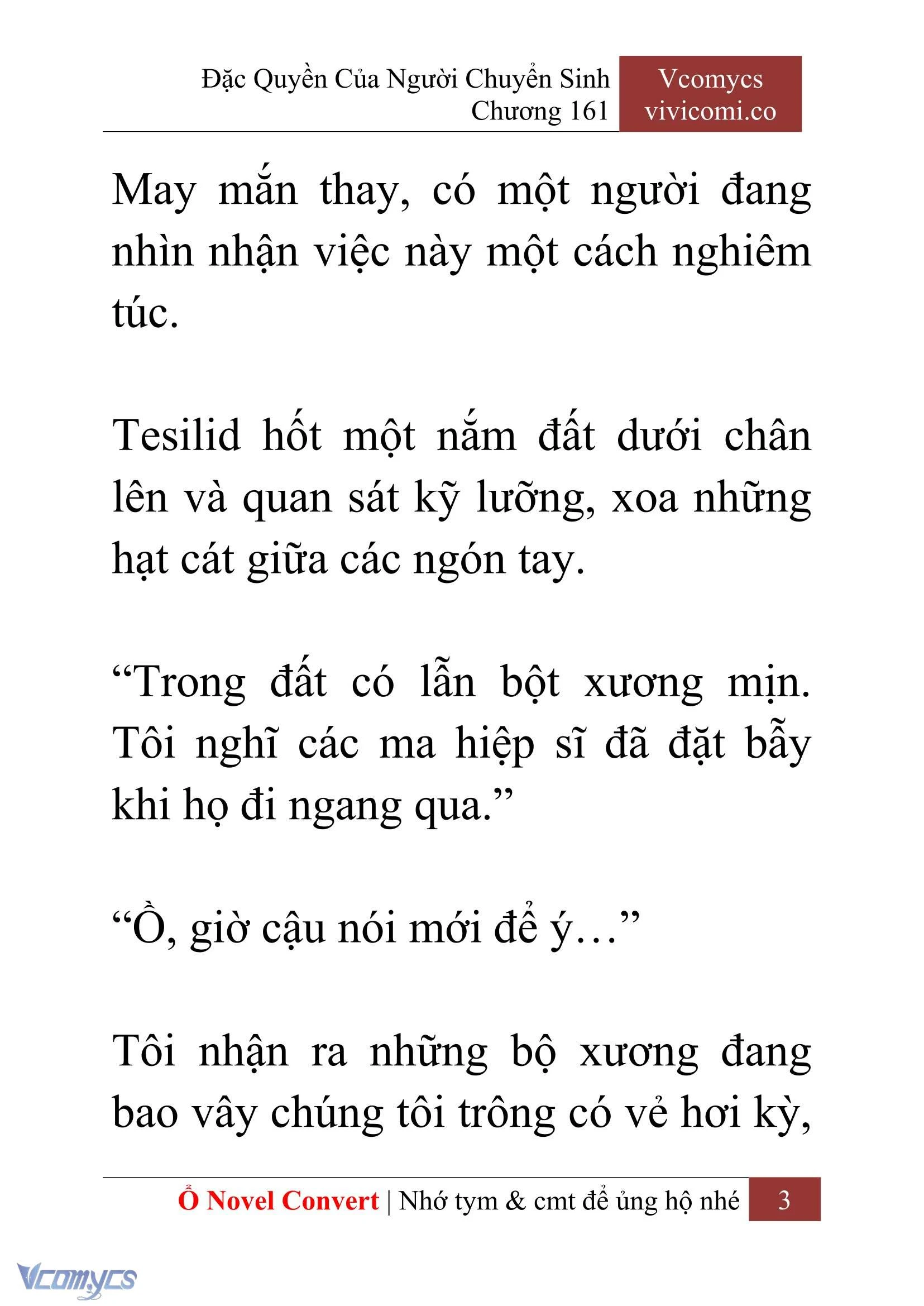 [Novel] Đặc Quyền Của Người Chuyển Sinh Chapter 161 - Trang 6